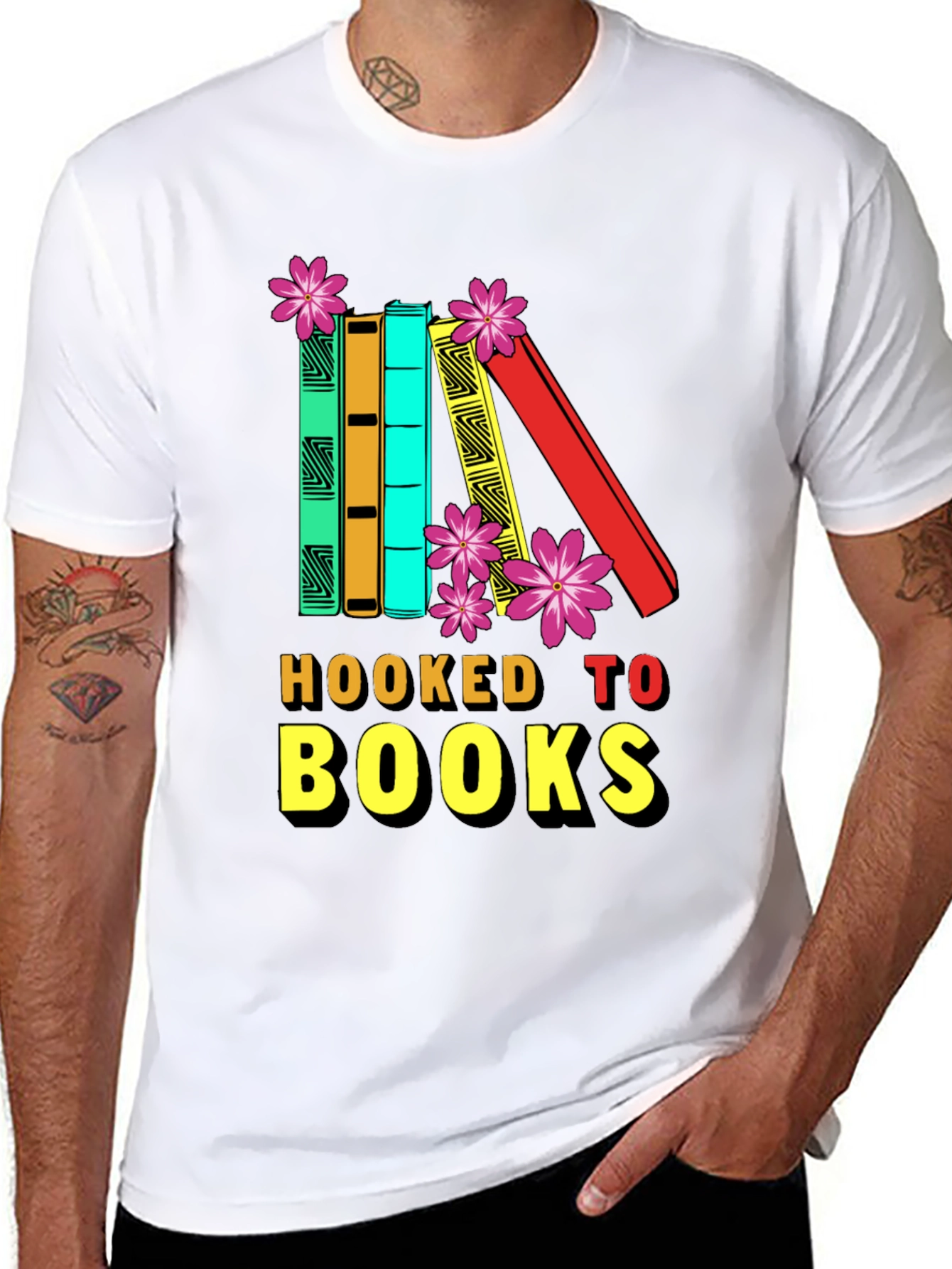 Hooked to Books T-Shirt