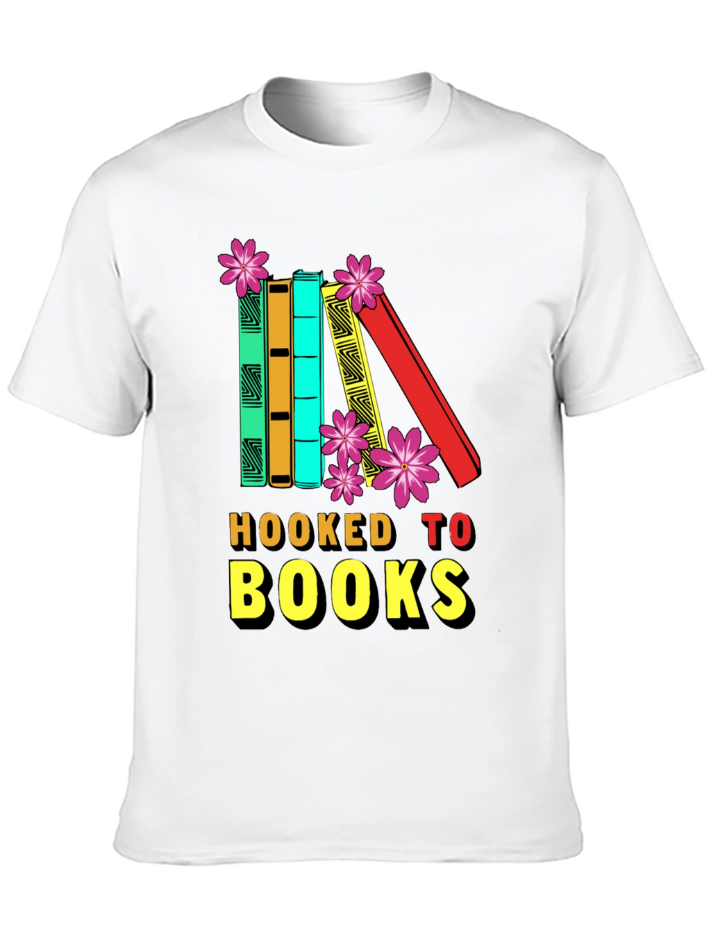 Hooked to Books T-Shirt
