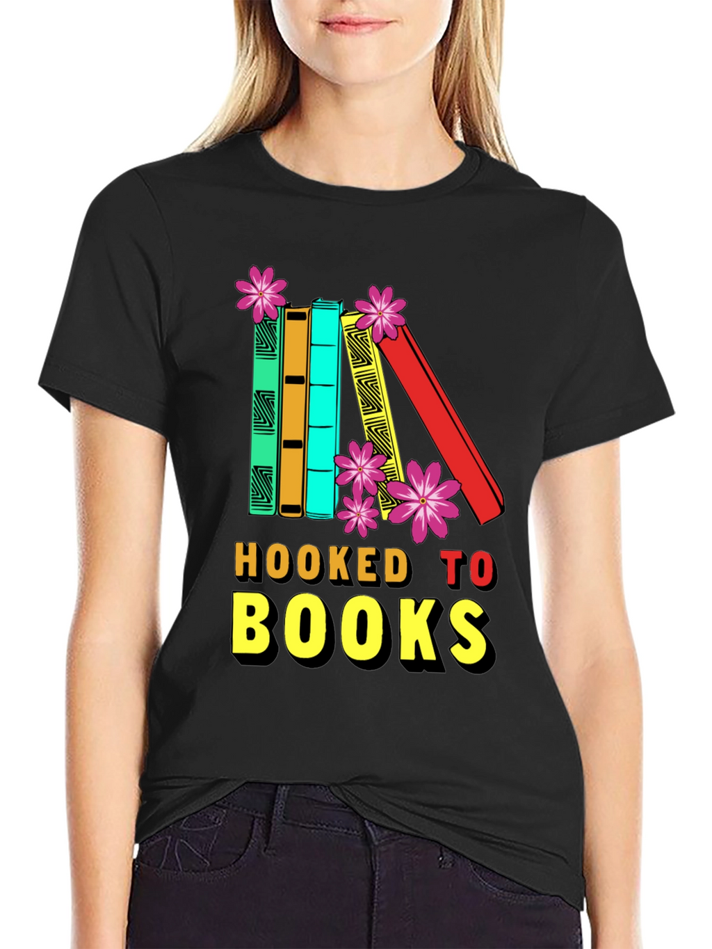 Hooked to Books T-Shirt