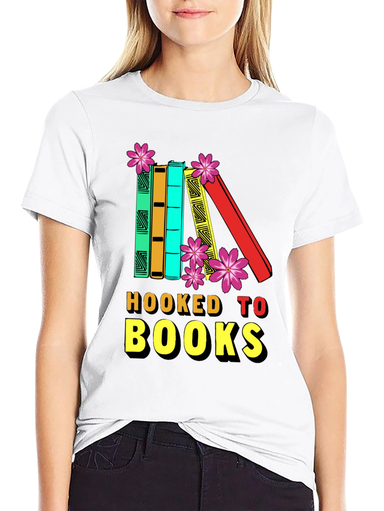 Hooked to Books T-Shirt