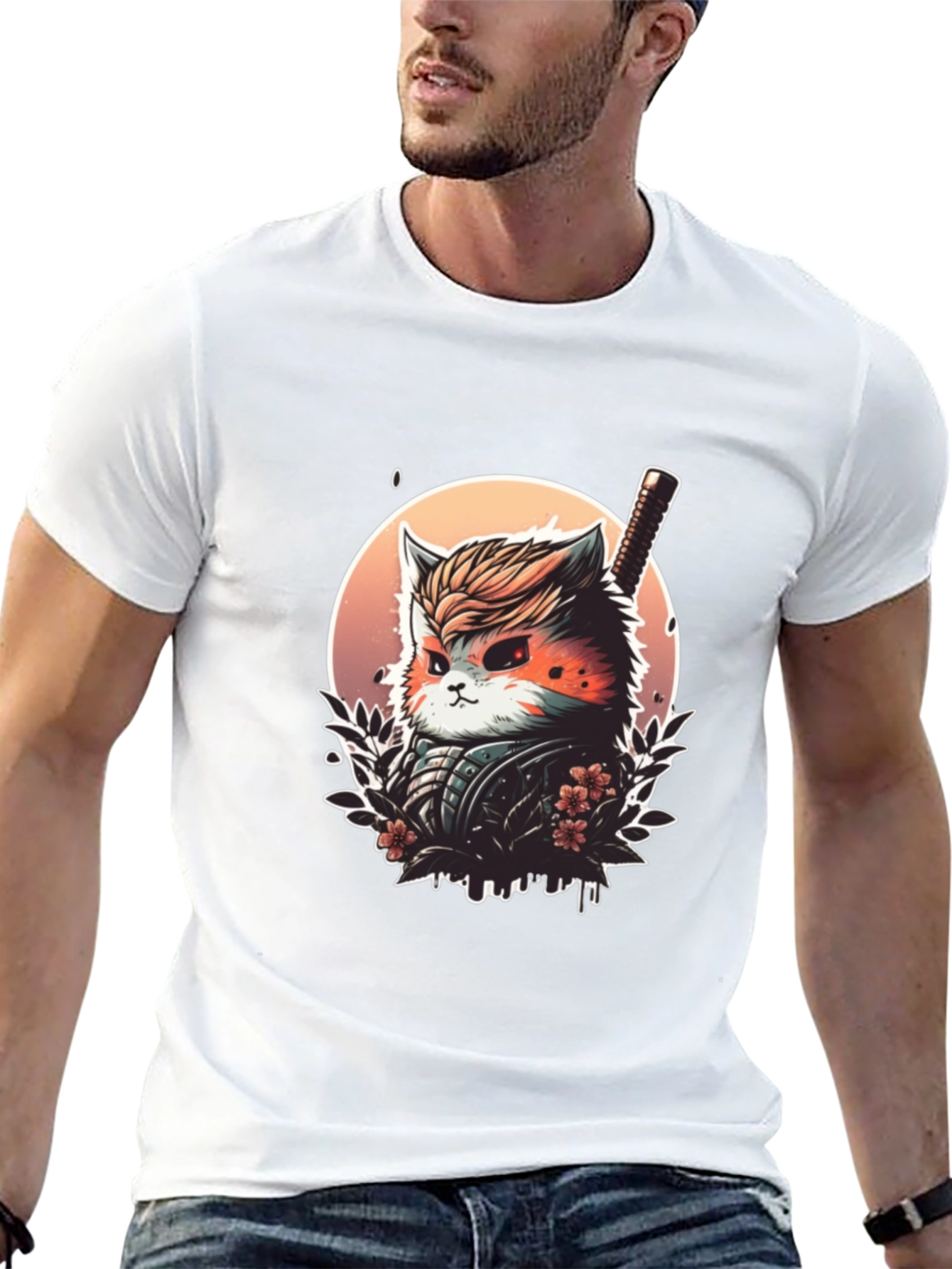 Ninja Cat T-Shirt - Unique Graphic Tee