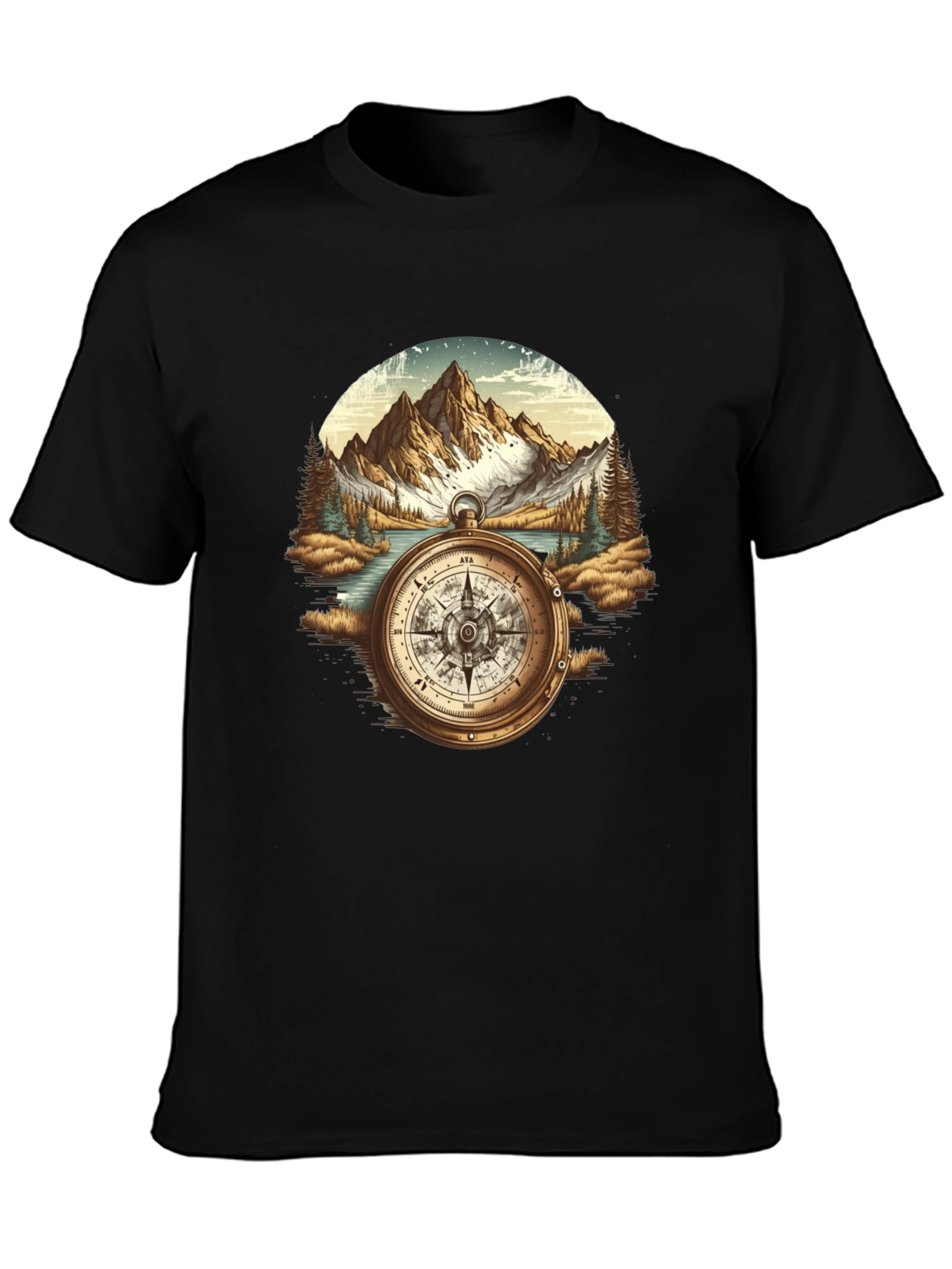 Compass Mountain Graphic Tee