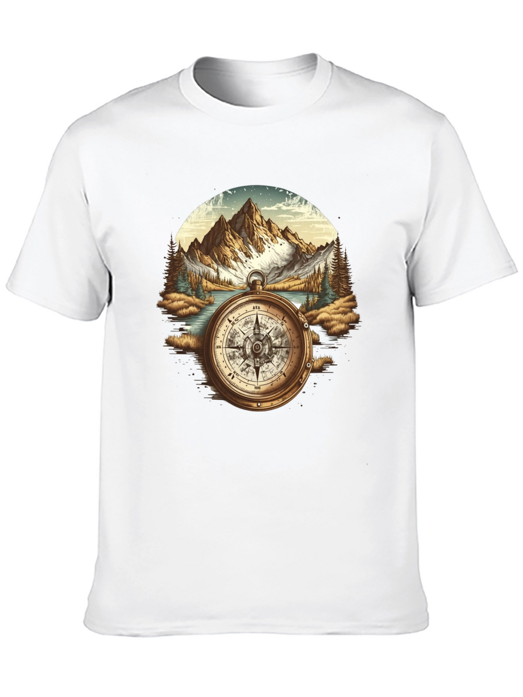 Compass Mountain Graphic Tee
