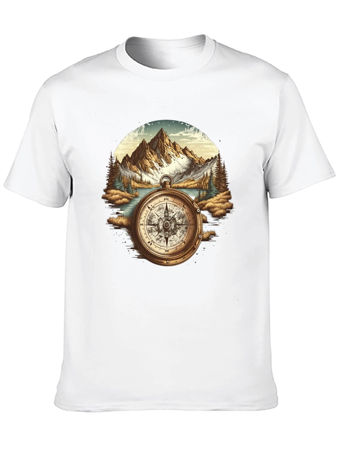 Compass Mountain Graphic Tee