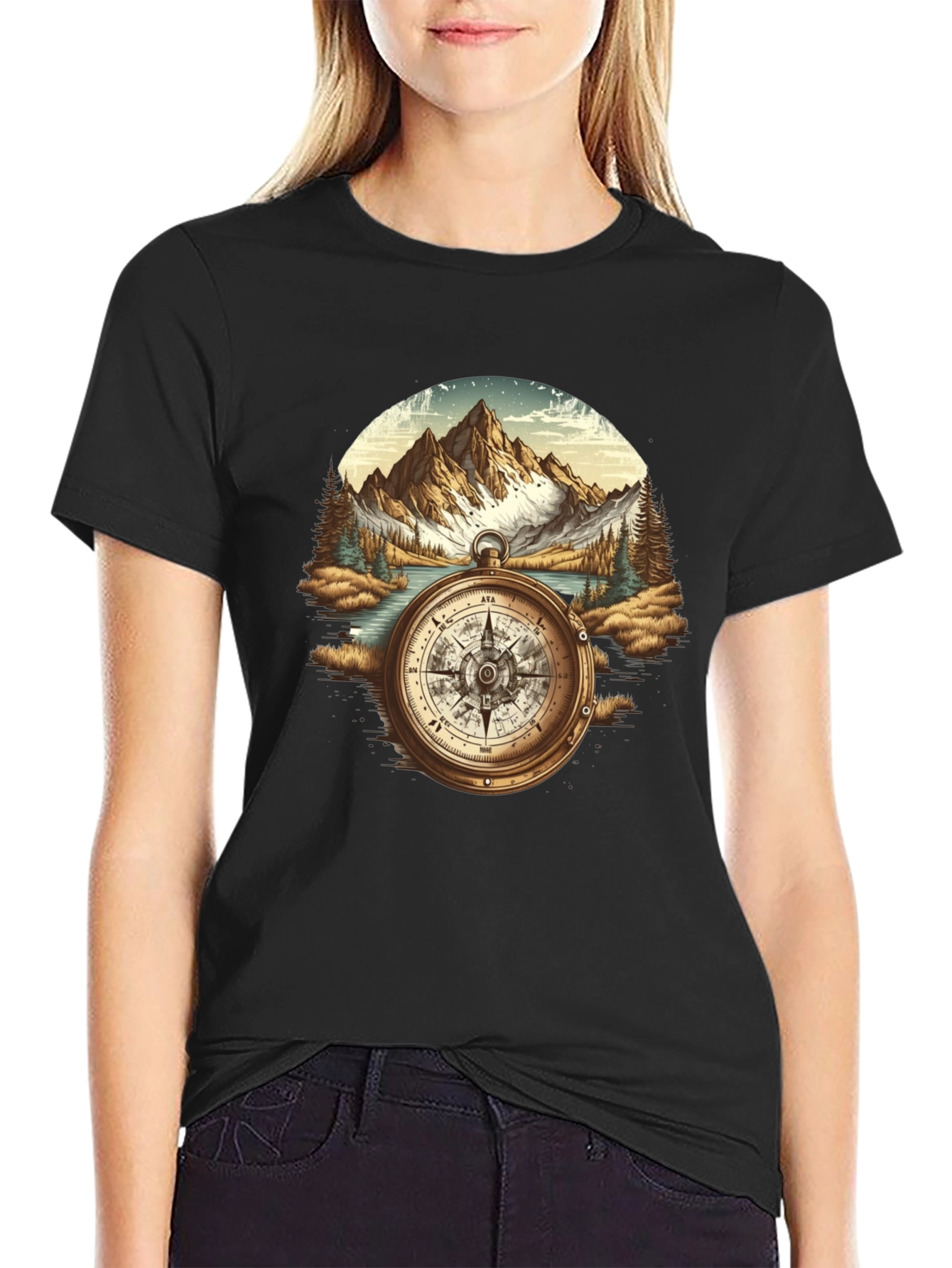 Compass Mountain Graphic Tee