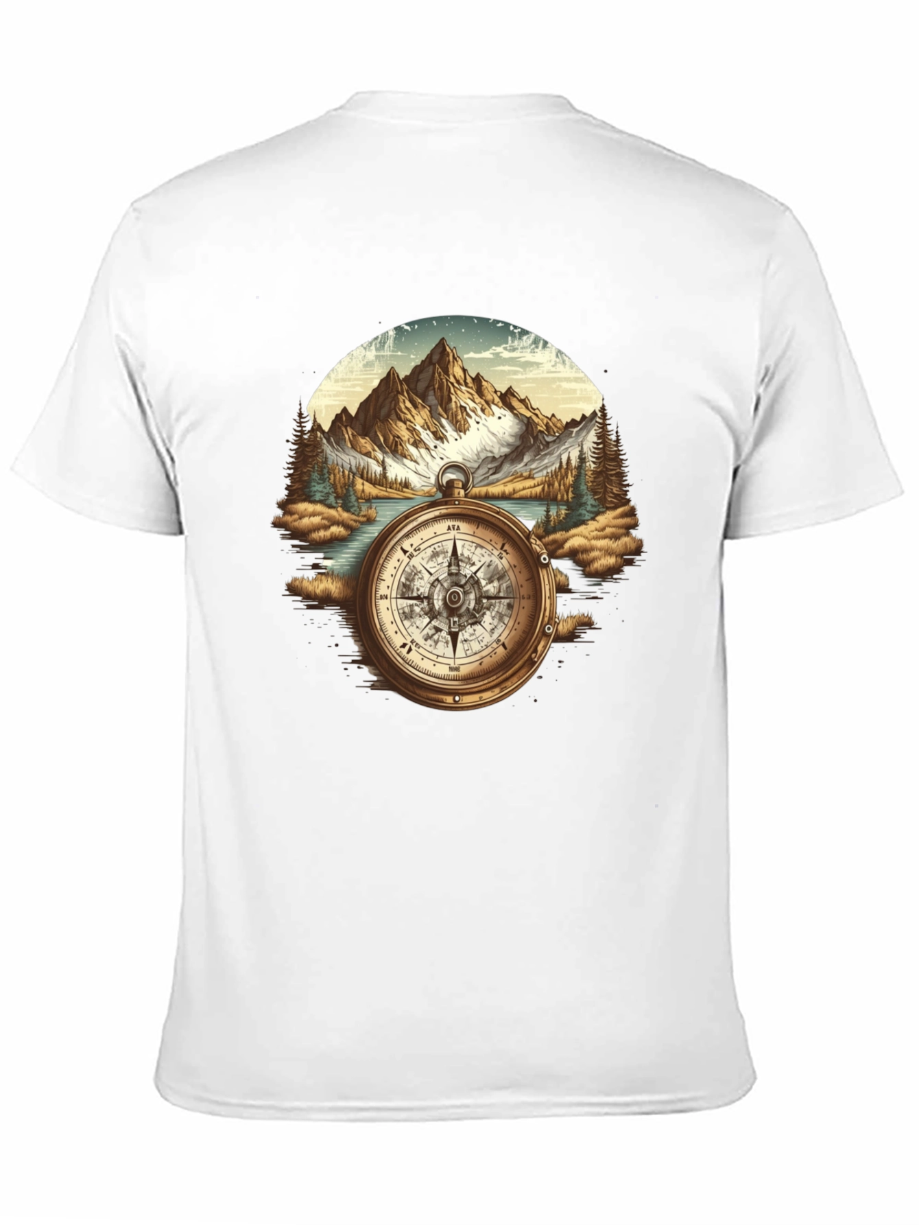 Compass Mountain Graphic Tee