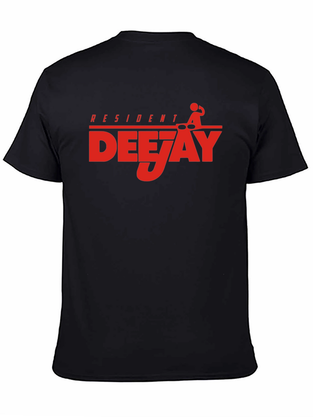 Resident Deejay Graphic T-Shirt Black