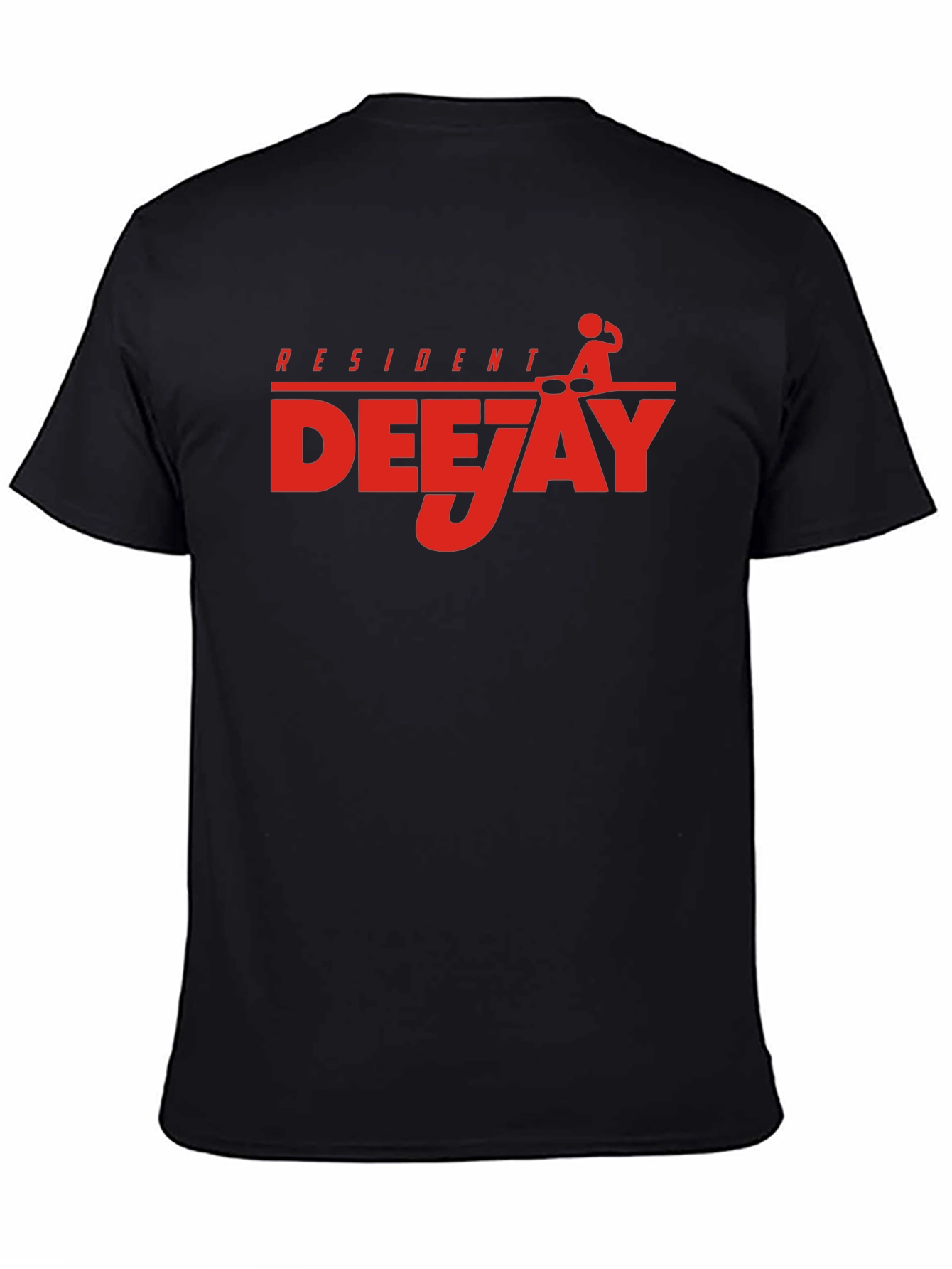 Resident Deejay Graphic T-Shirt Black