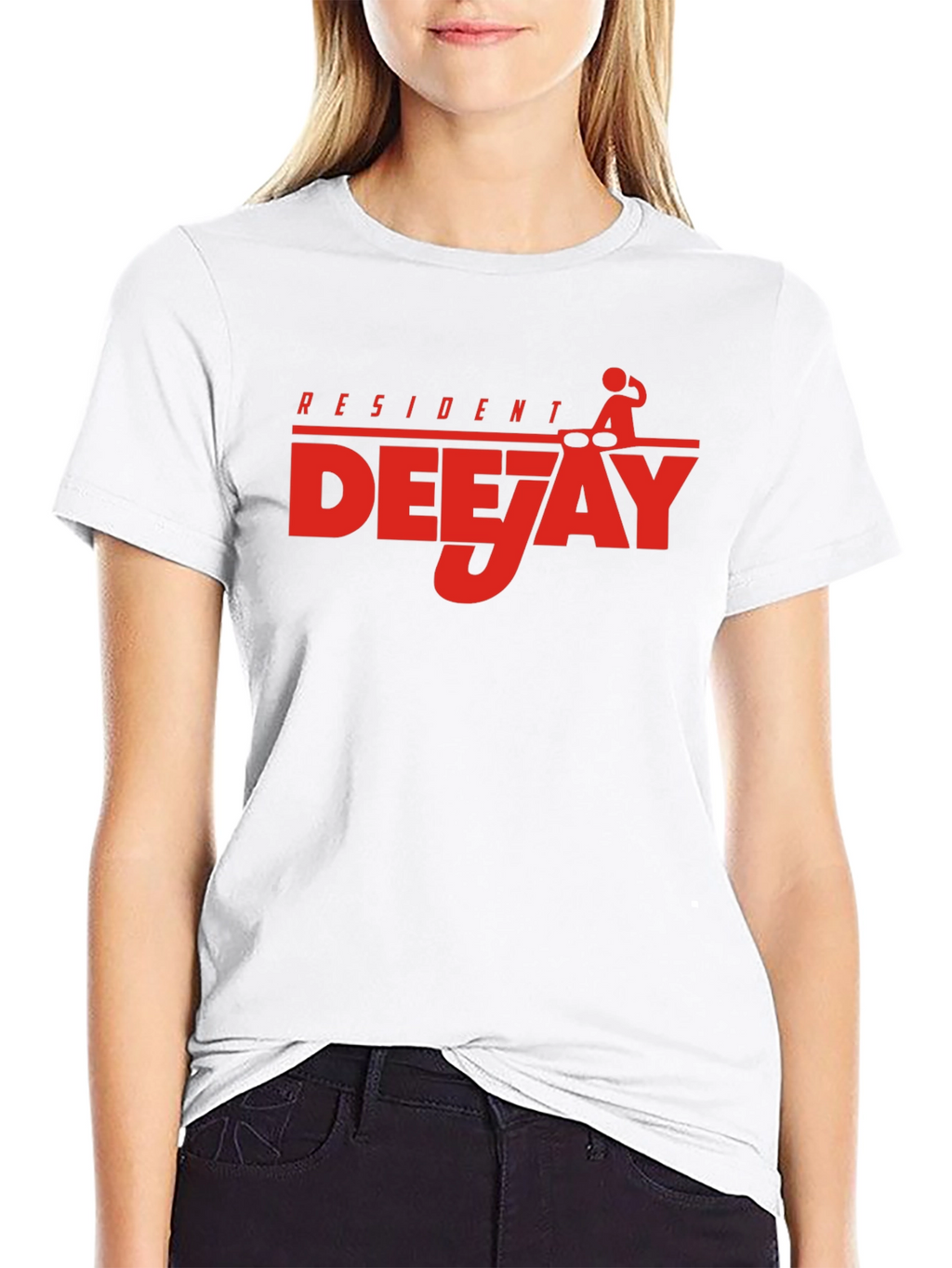 Resident Deejay Graphic T-Shirt Black