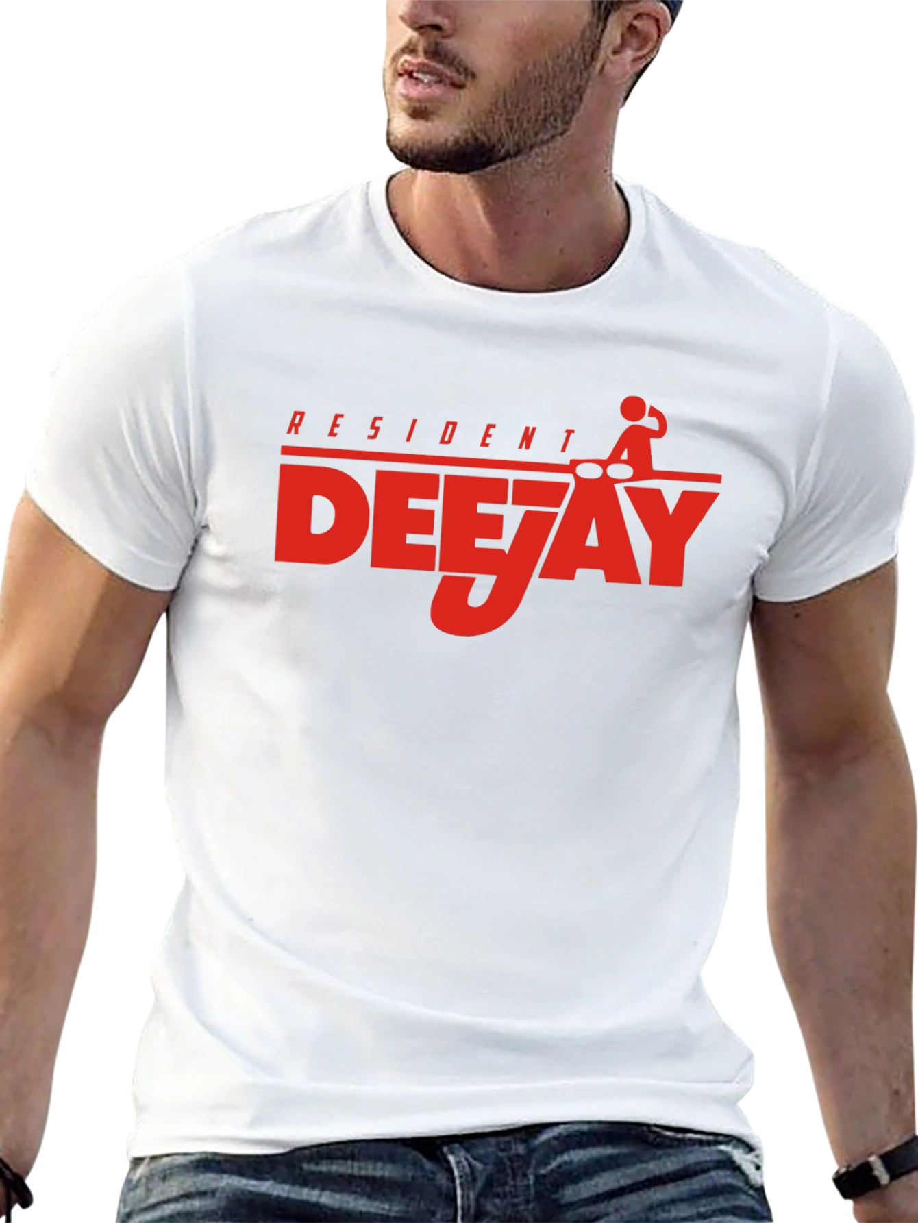Resident Deejay Graphic T-Shirt Black
