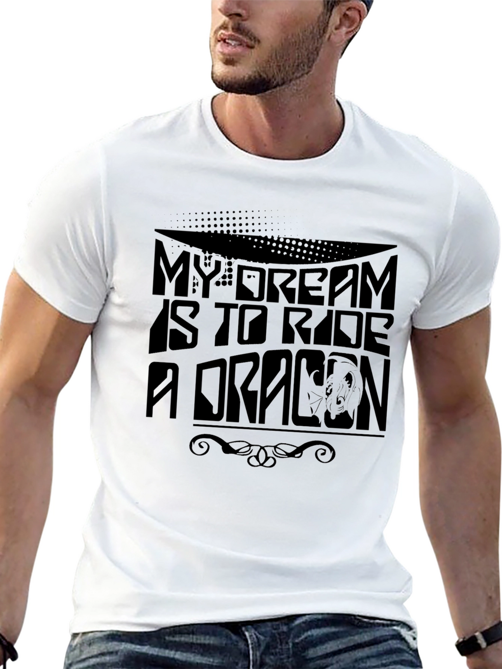 My Dream Is To Ride A Dragon Graphic Tee