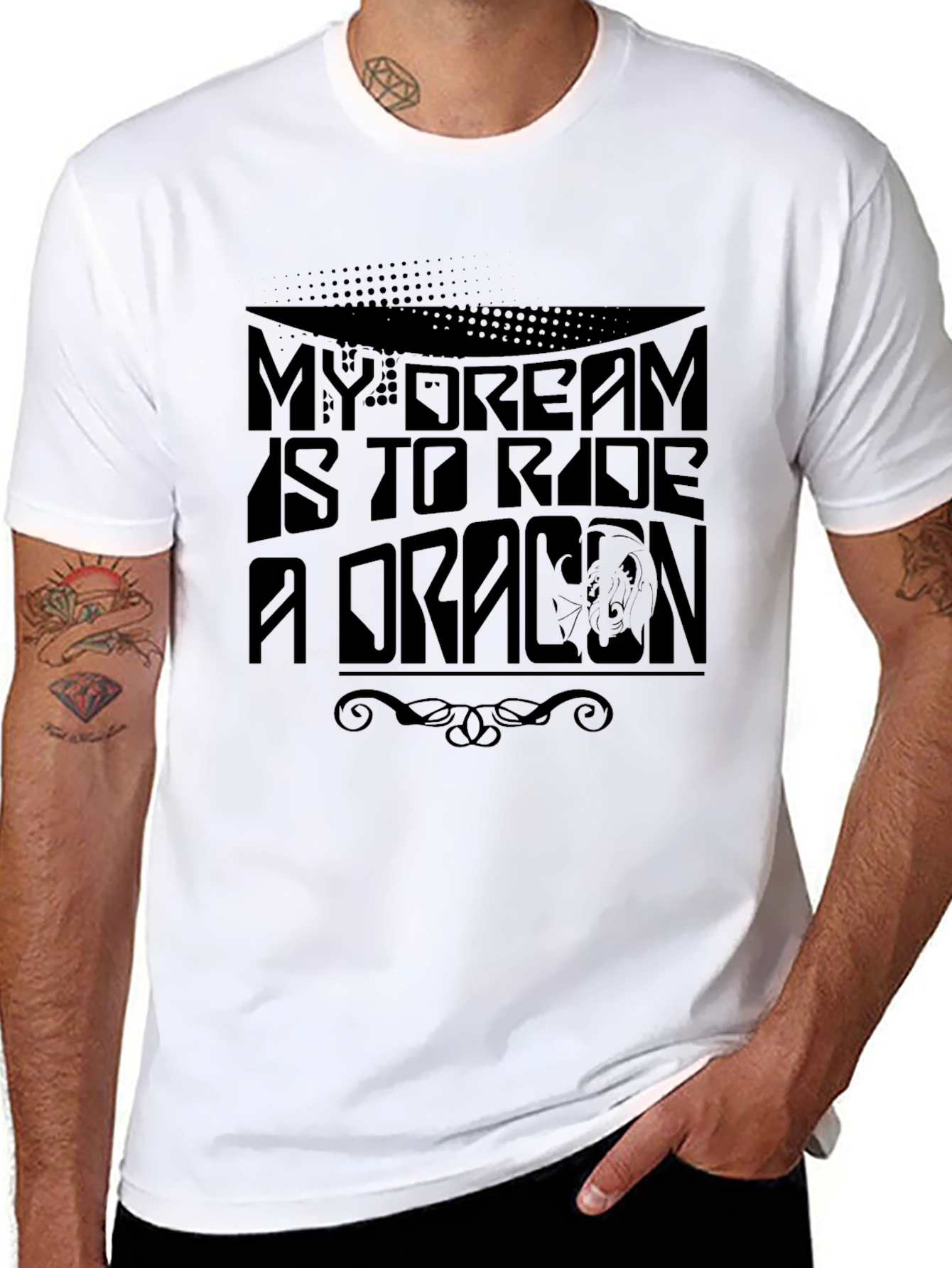 My Dream Is To Ride A Dragon Graphic Tee