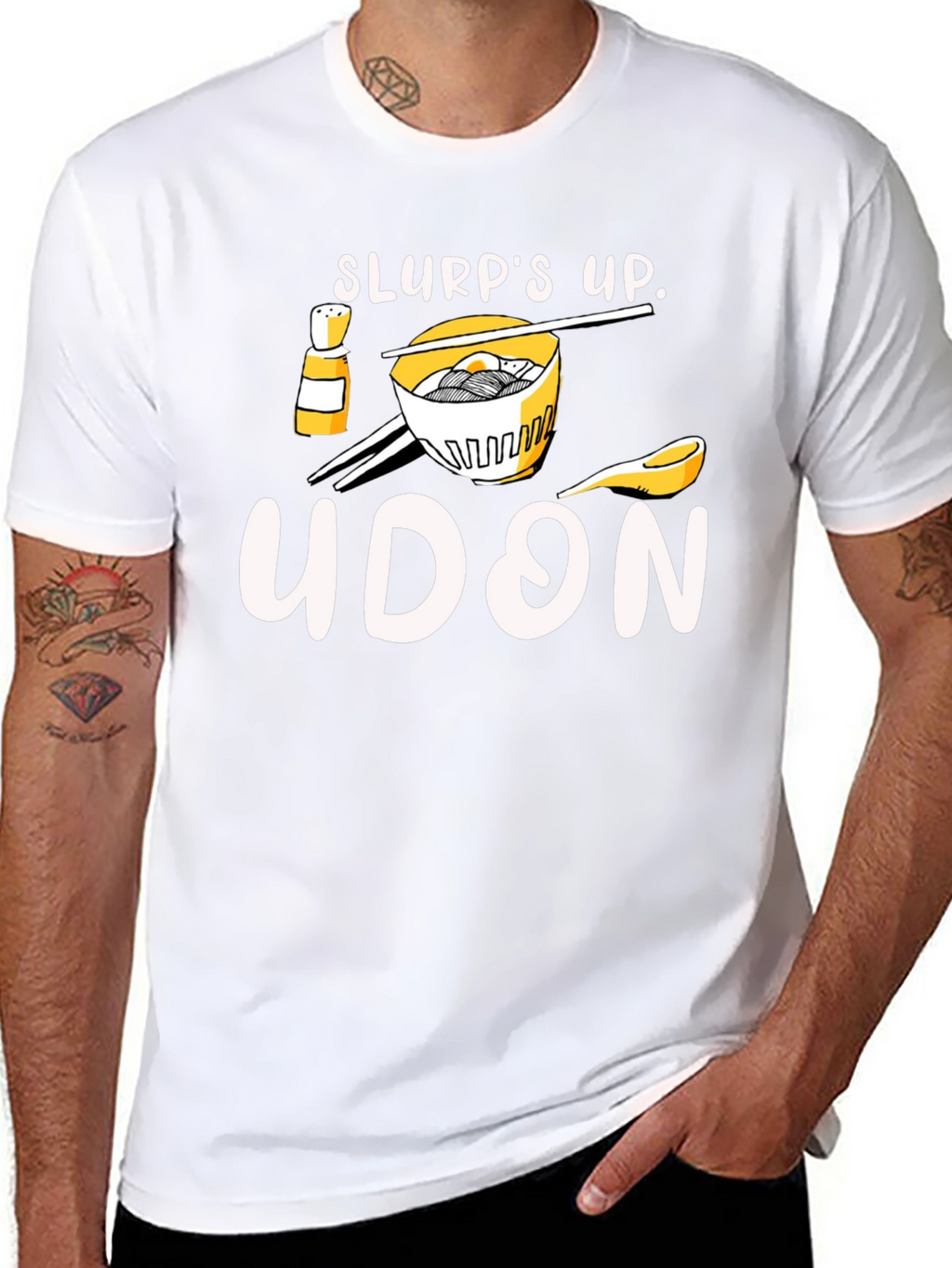 Slurps Up Udon Graphic T-Shirt