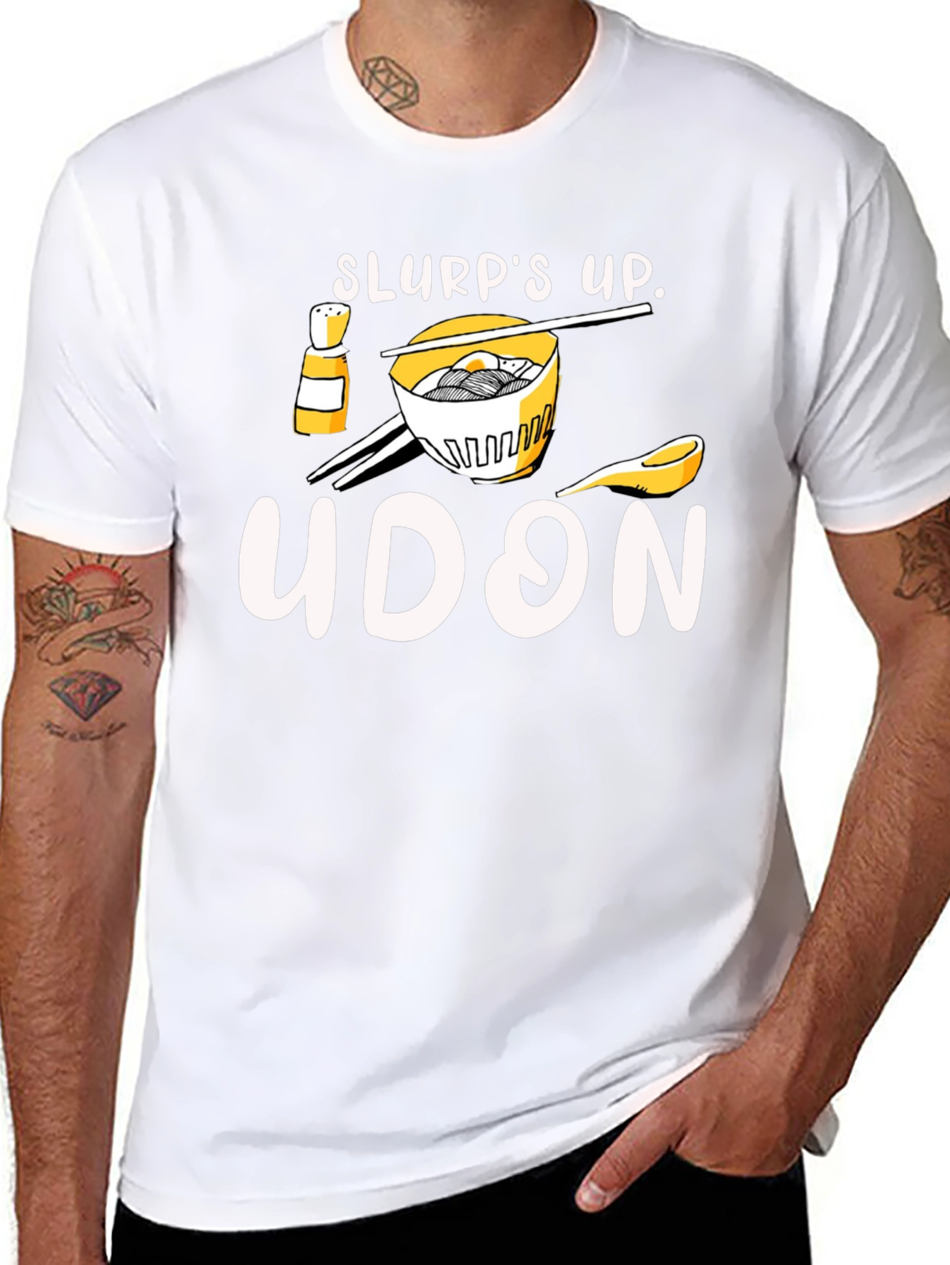 Slurps Up Udon Graphic T-Shirt