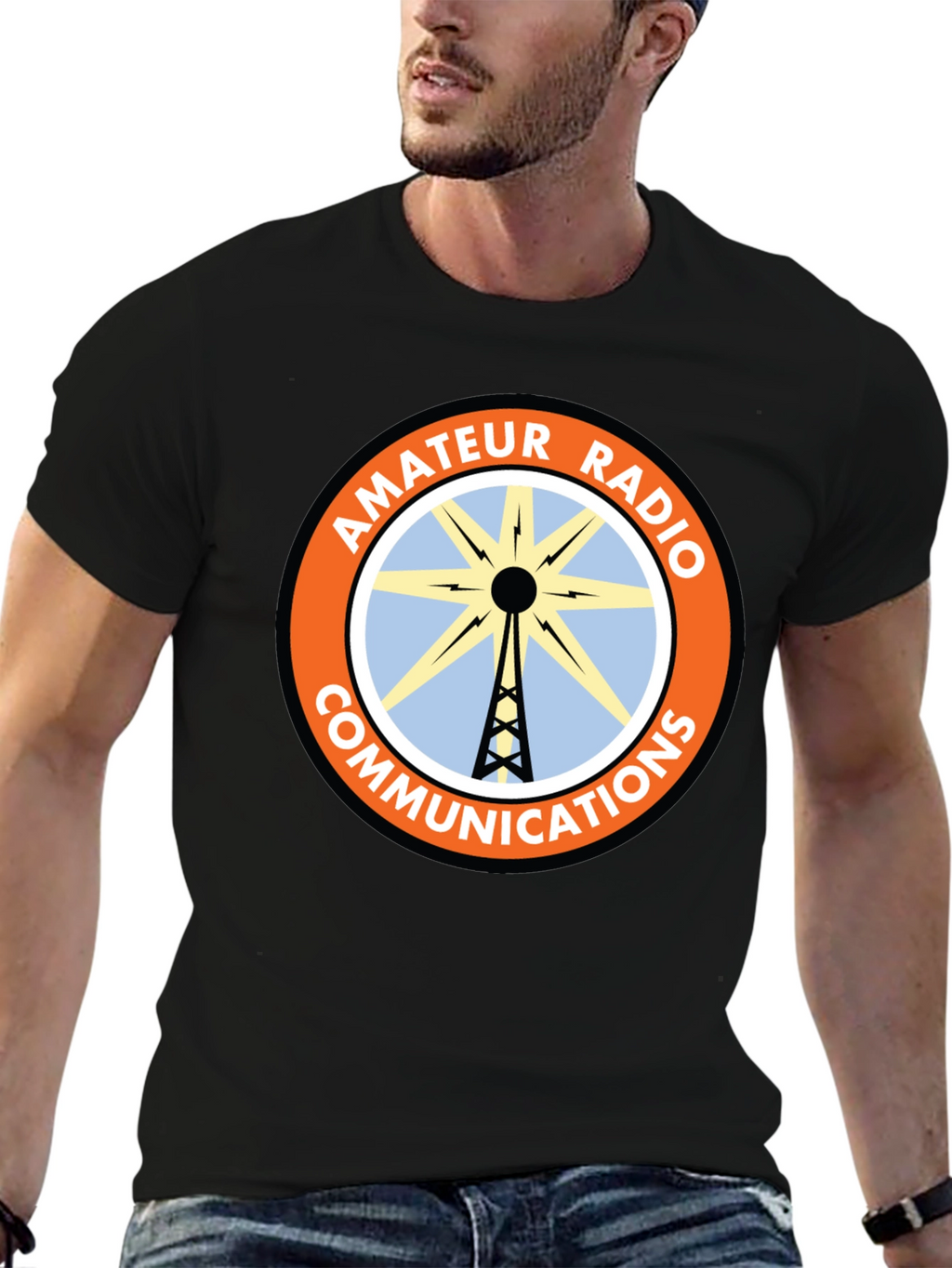 Amateur Radio Communications Black T-Shirt