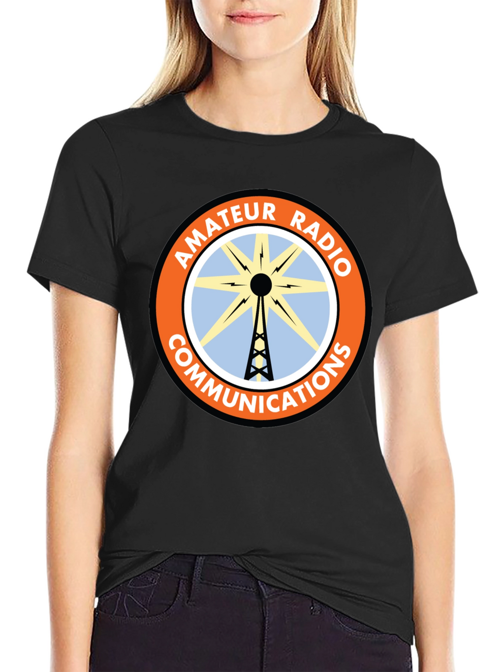 Amateur Radio Communications Black T-Shirt