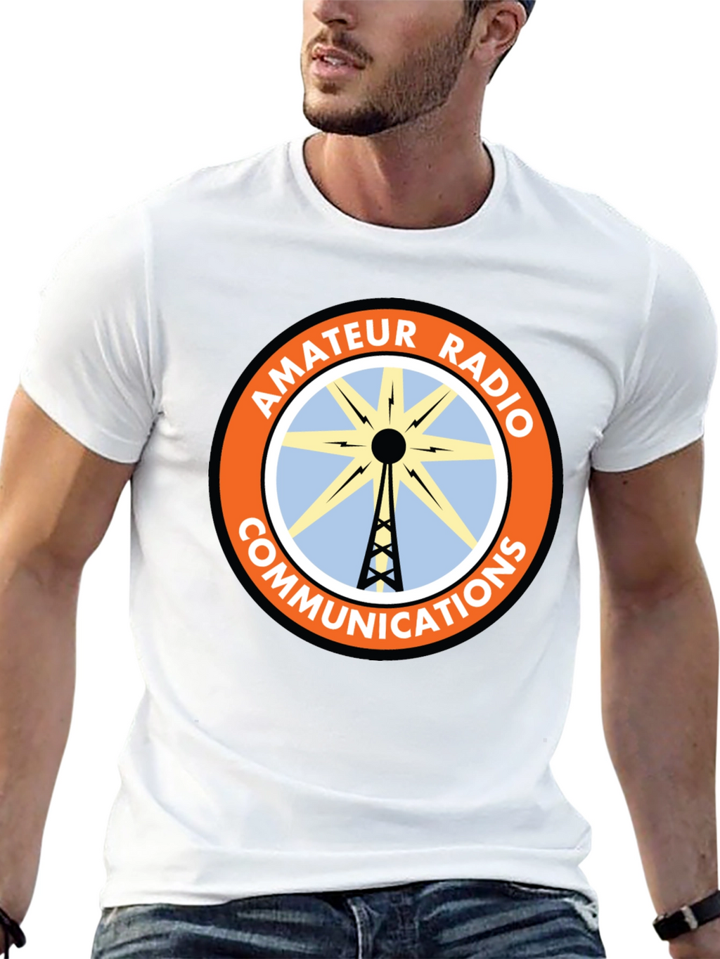 Amateur Radio Communications Black T-Shirt