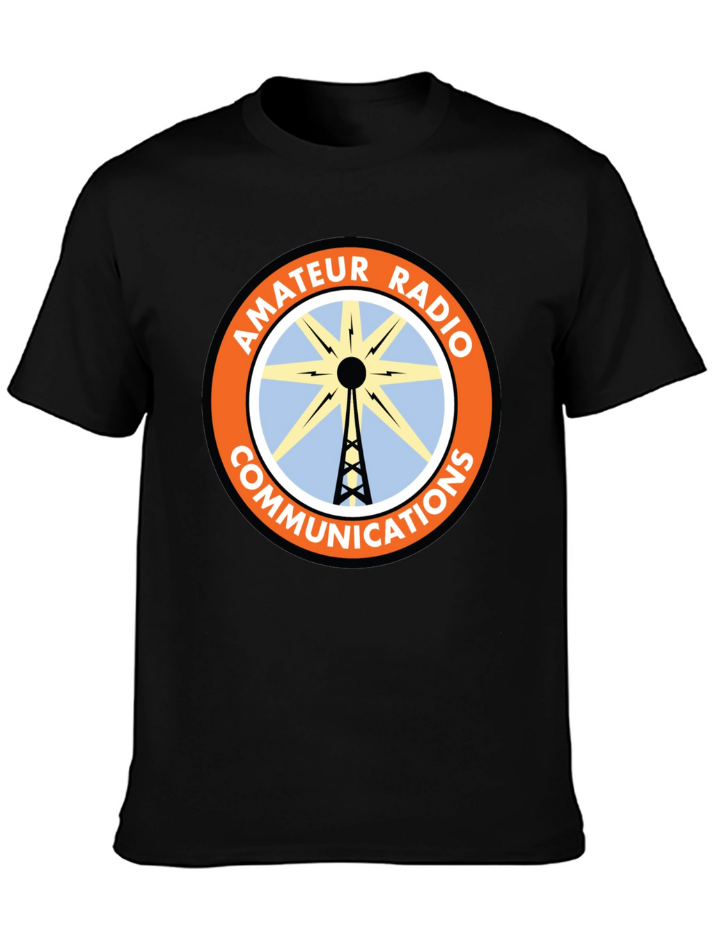 Amateur Radio Communications Black T-Shirt
