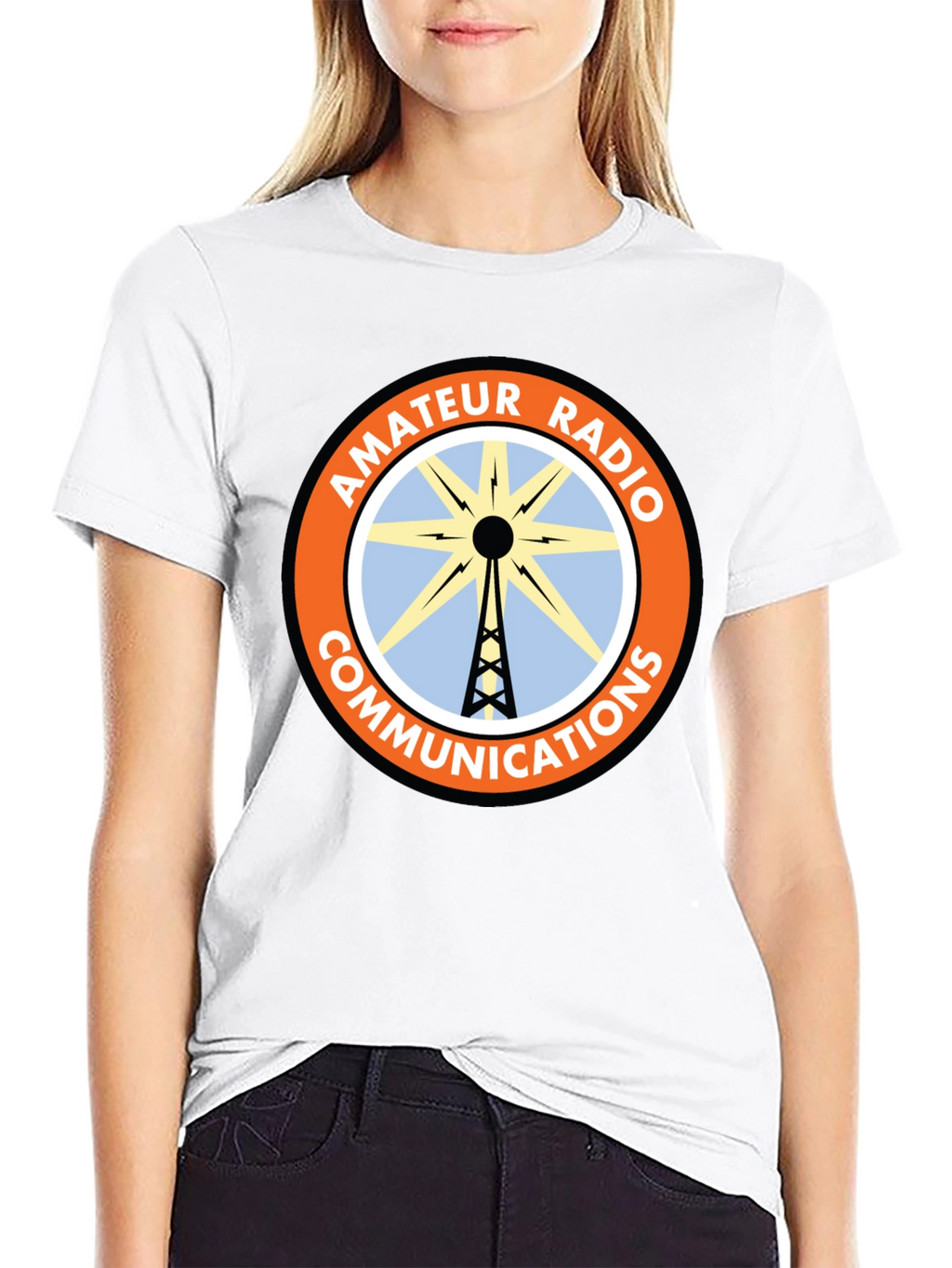 Amateur Radio Communications Black T-Shirt