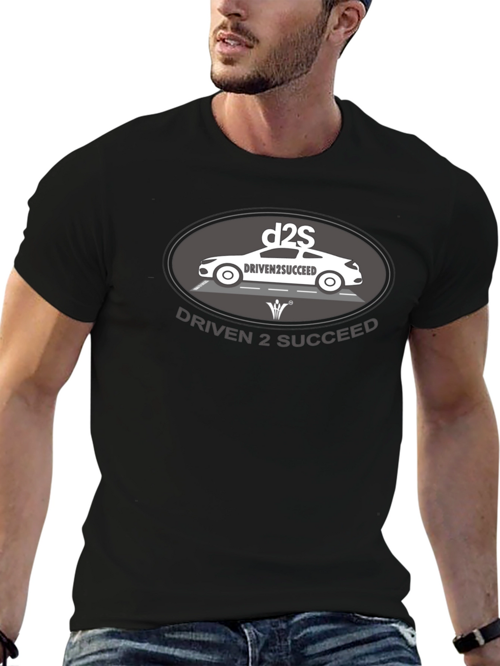 Driven 2 Succeed Black Graphic Tee