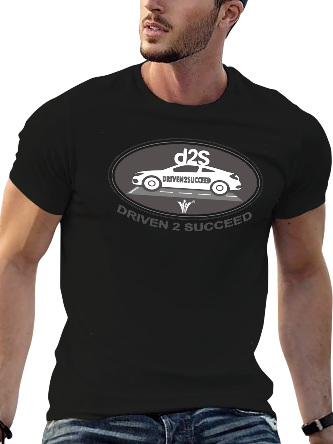 Driven 2 Succeed Black Graphic Tee