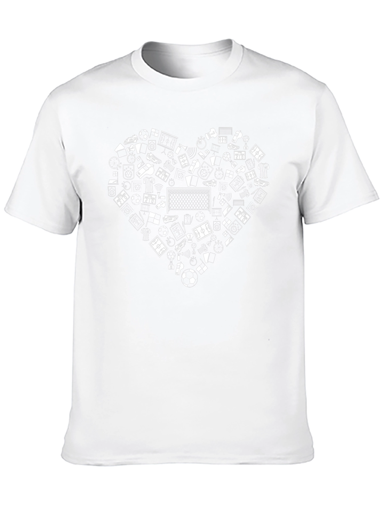 Soccer Love T-Shirt - Black Graphic Tee