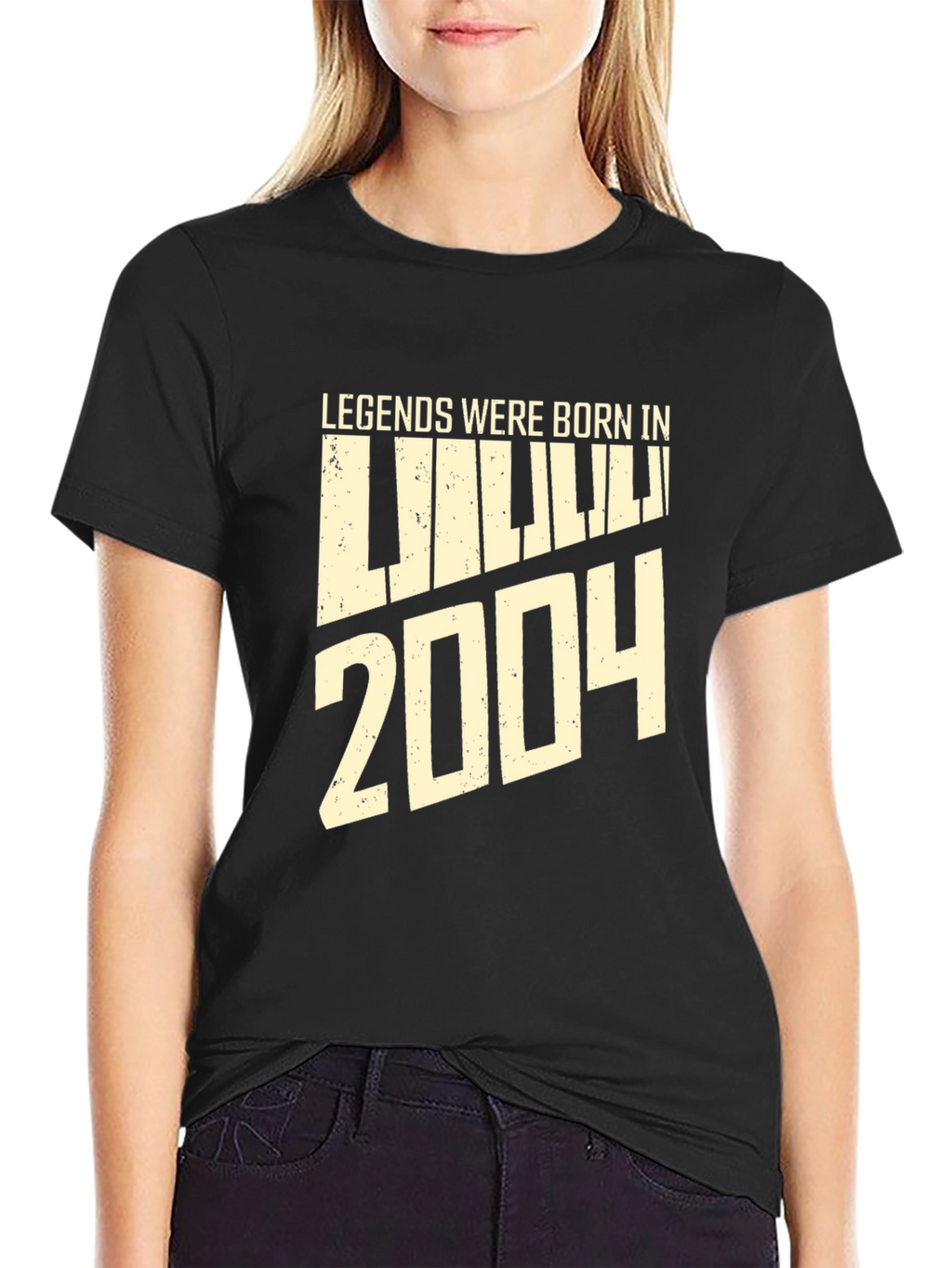 Legends Born in 2004 Black T-Shirt