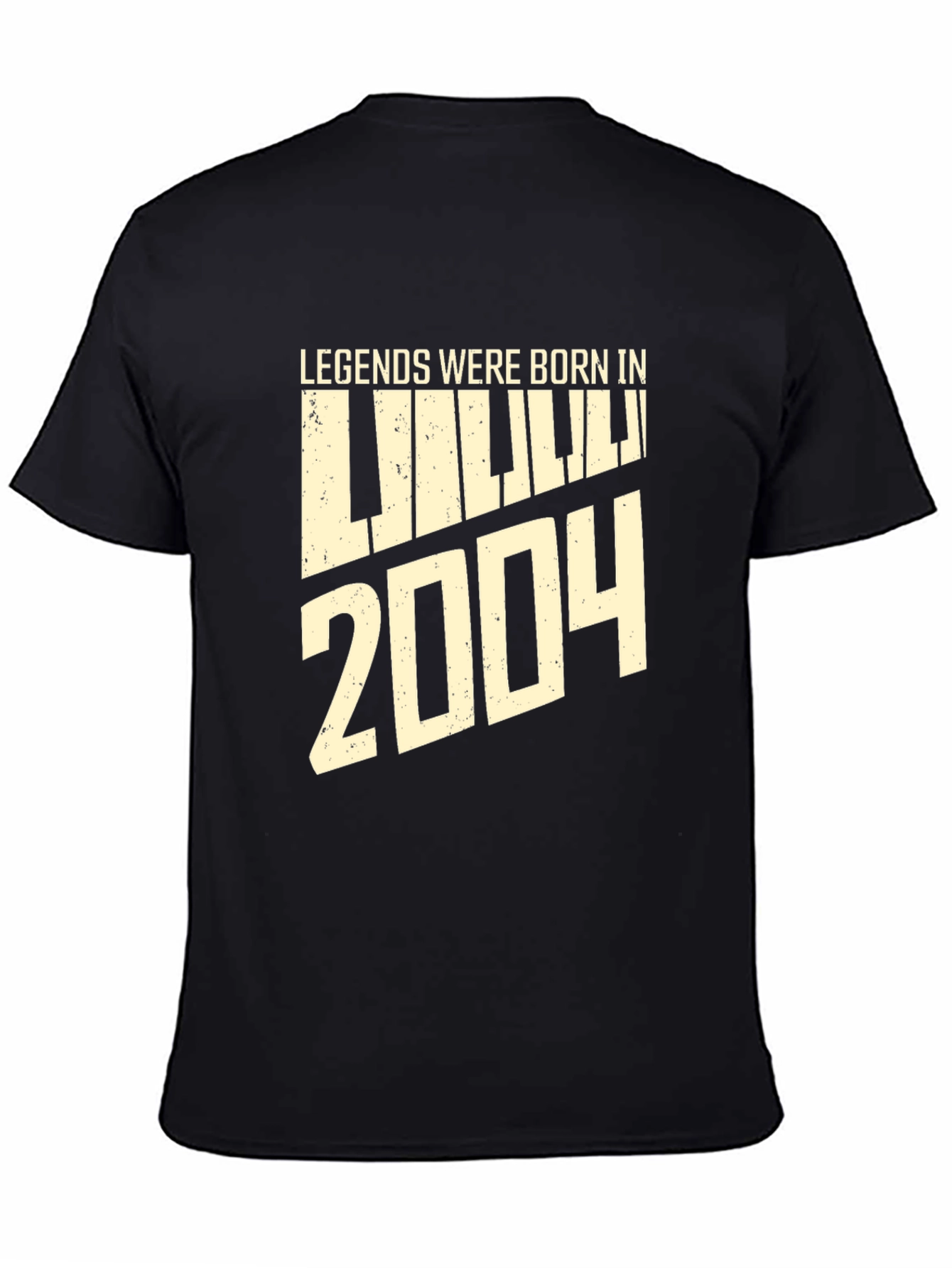 Legends Born in 2004 Black T-Shirt