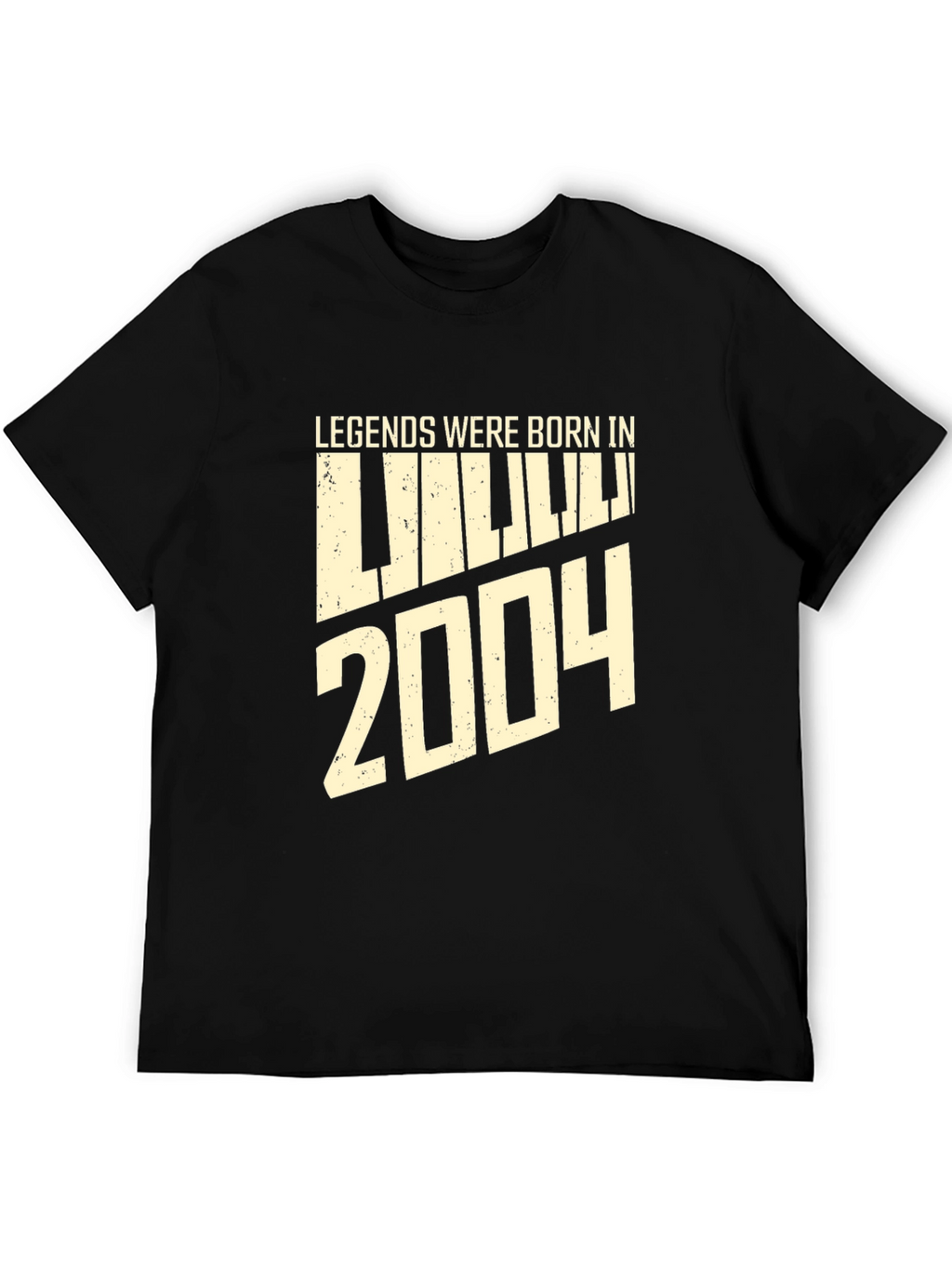 Legends Born in 2004 Black T-Shirt