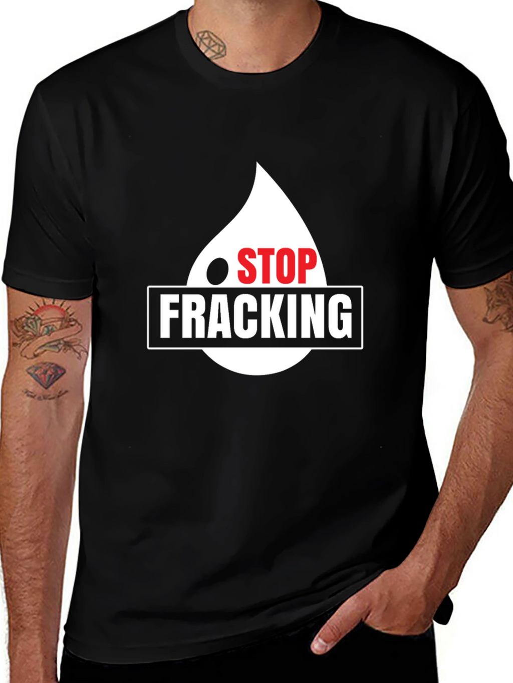 Stop Fracking Graphic T-Shirt