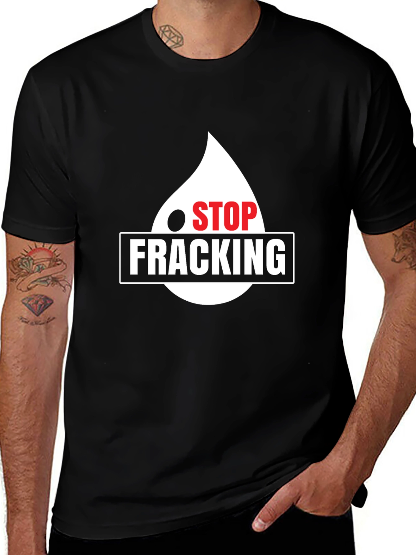Stop Fracking Graphic T-Shirt