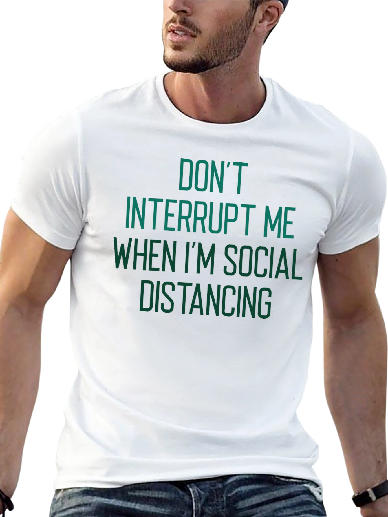 Funny Social Distancing Graphic T-Shirt