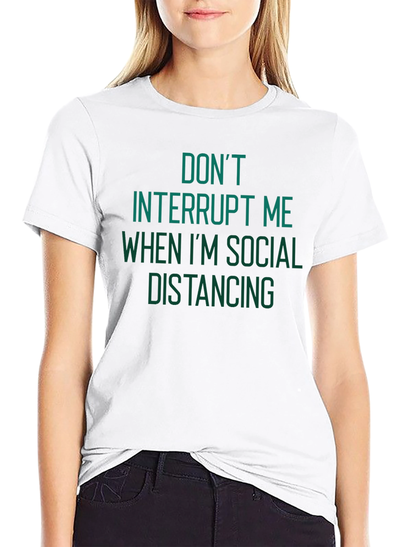Funny Social Distancing Graphic T-Shirt
