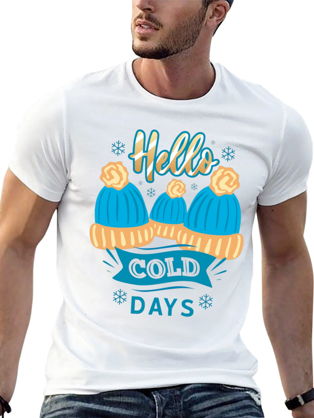 Hello Cold Days Graphic T-Shirt