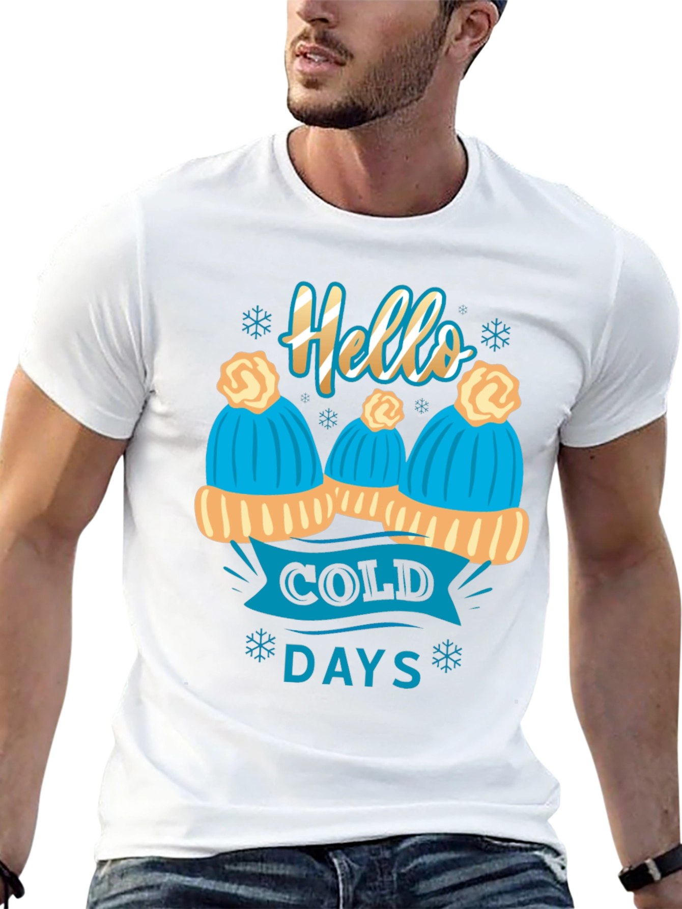Hello Cold Days Graphic T-Shirt