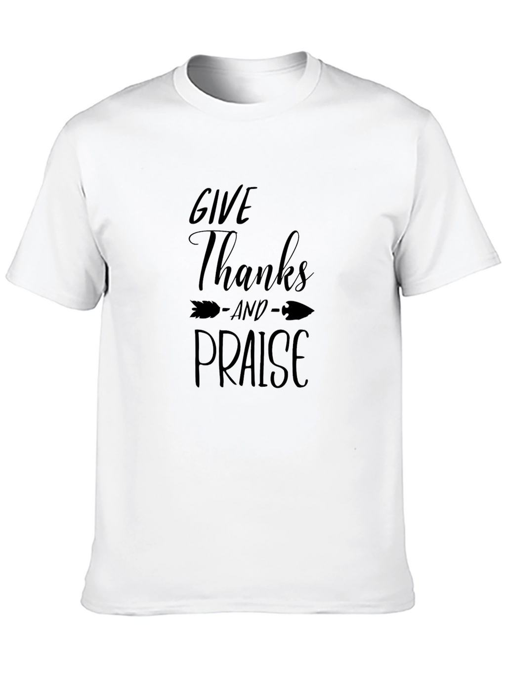 Give Thanks & Praise Black T-Shirt