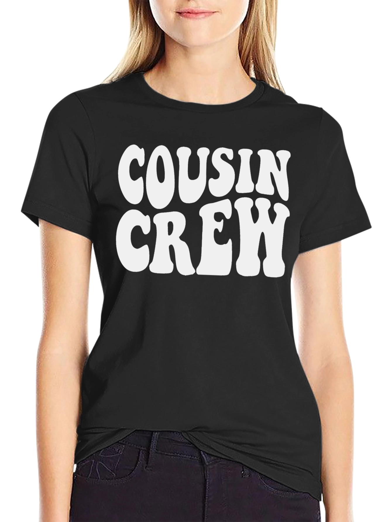 Cousin Crew Black T-Shirt