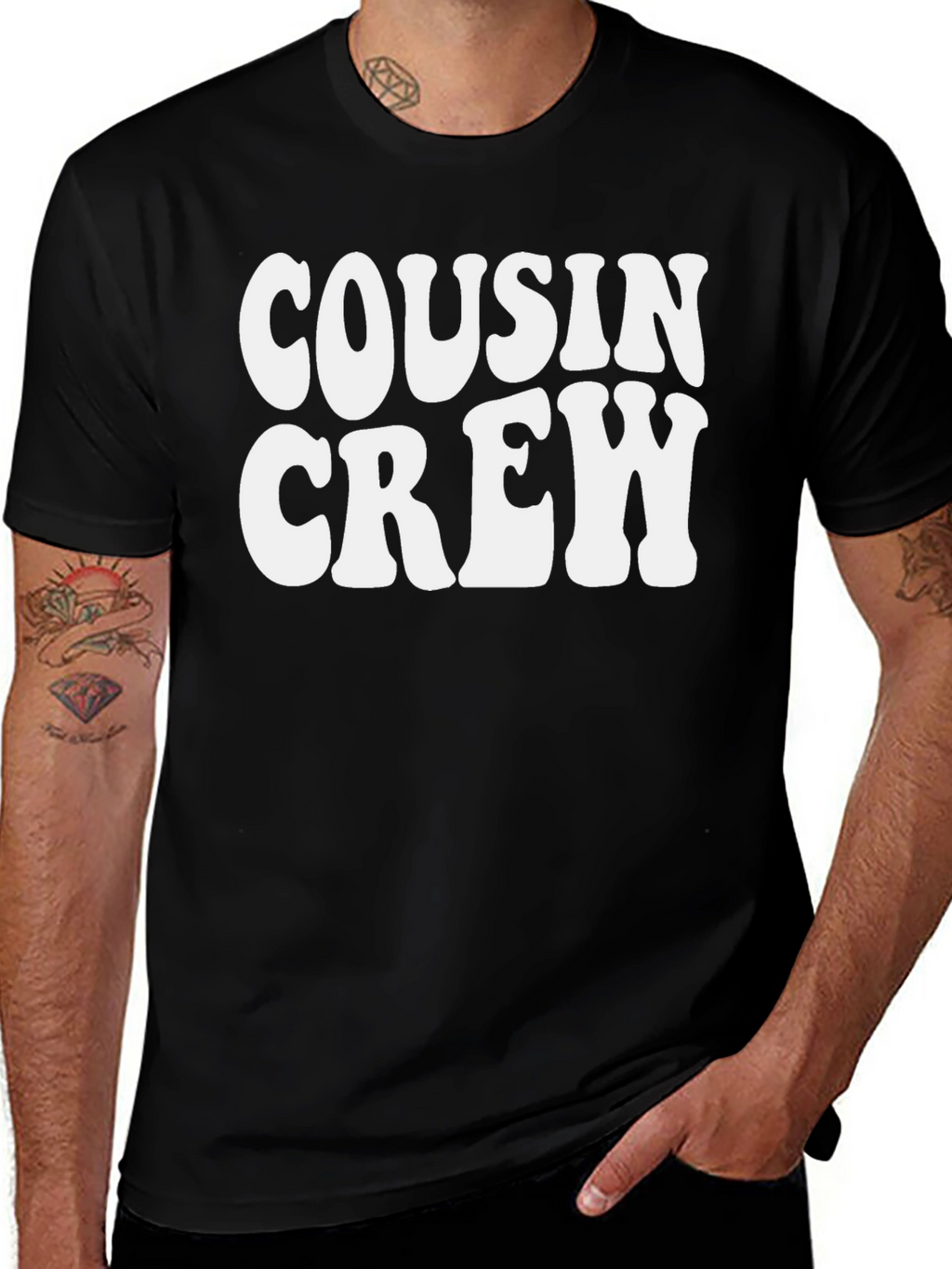 Cousin Crew Black T-Shirt