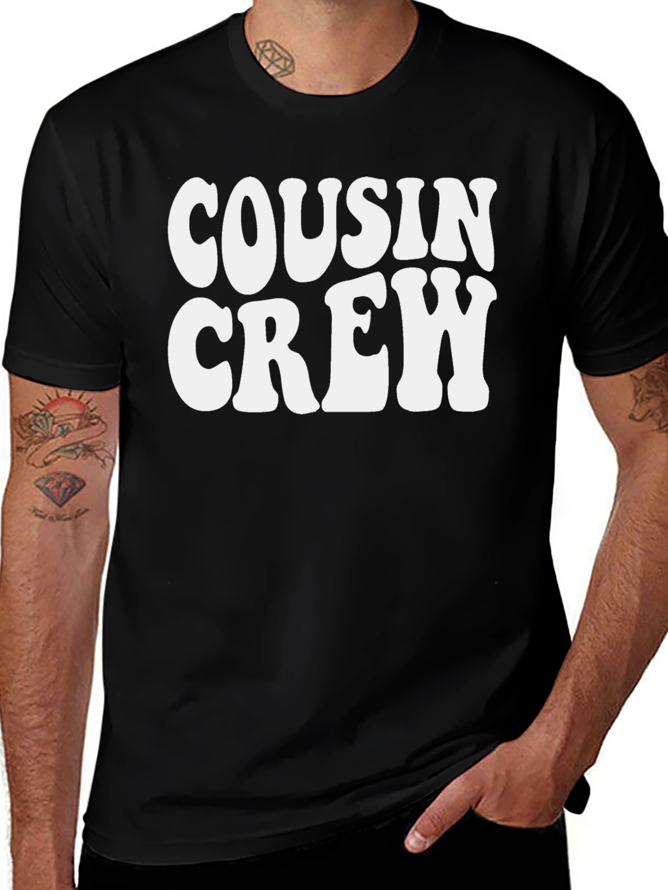 Cousin Crew Black T-Shirt