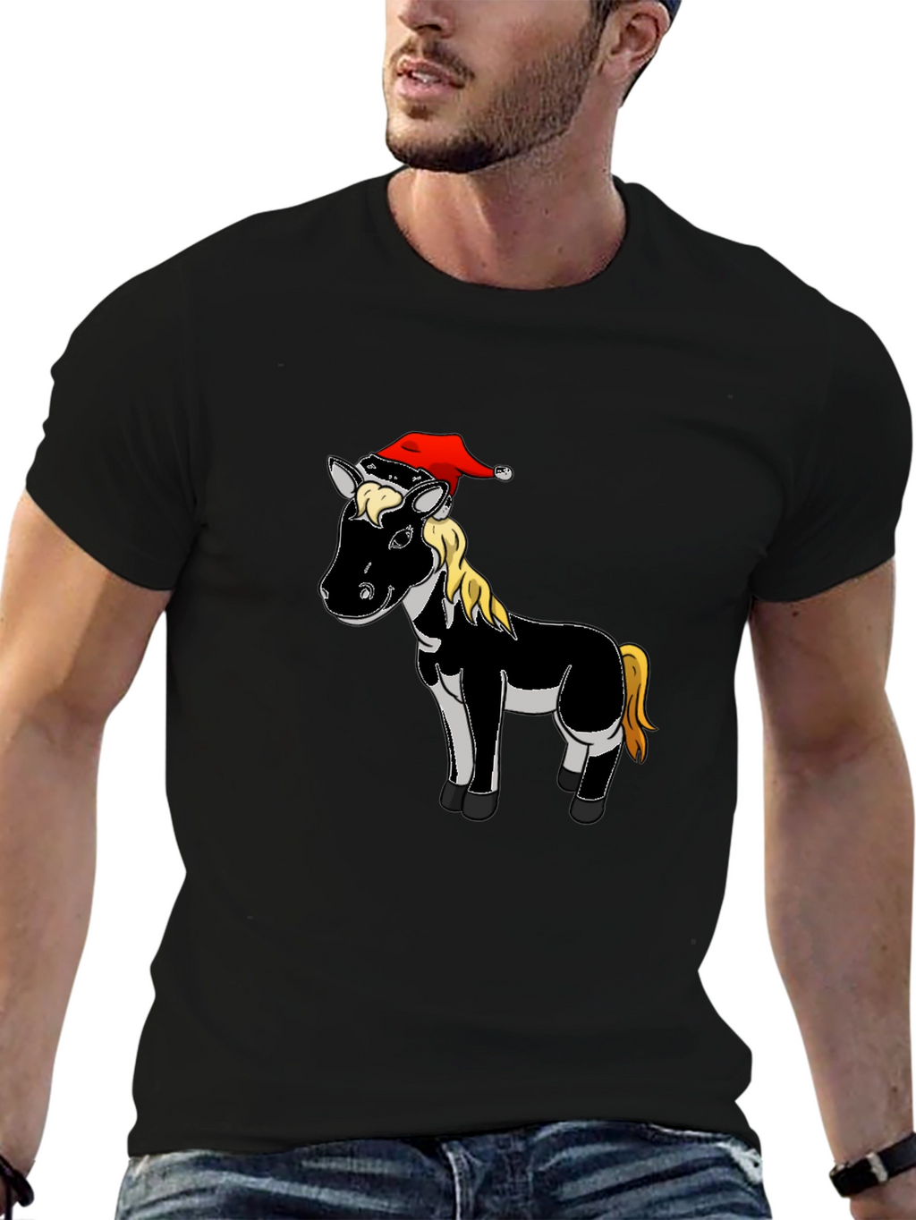Festive Horse Graphic Tee