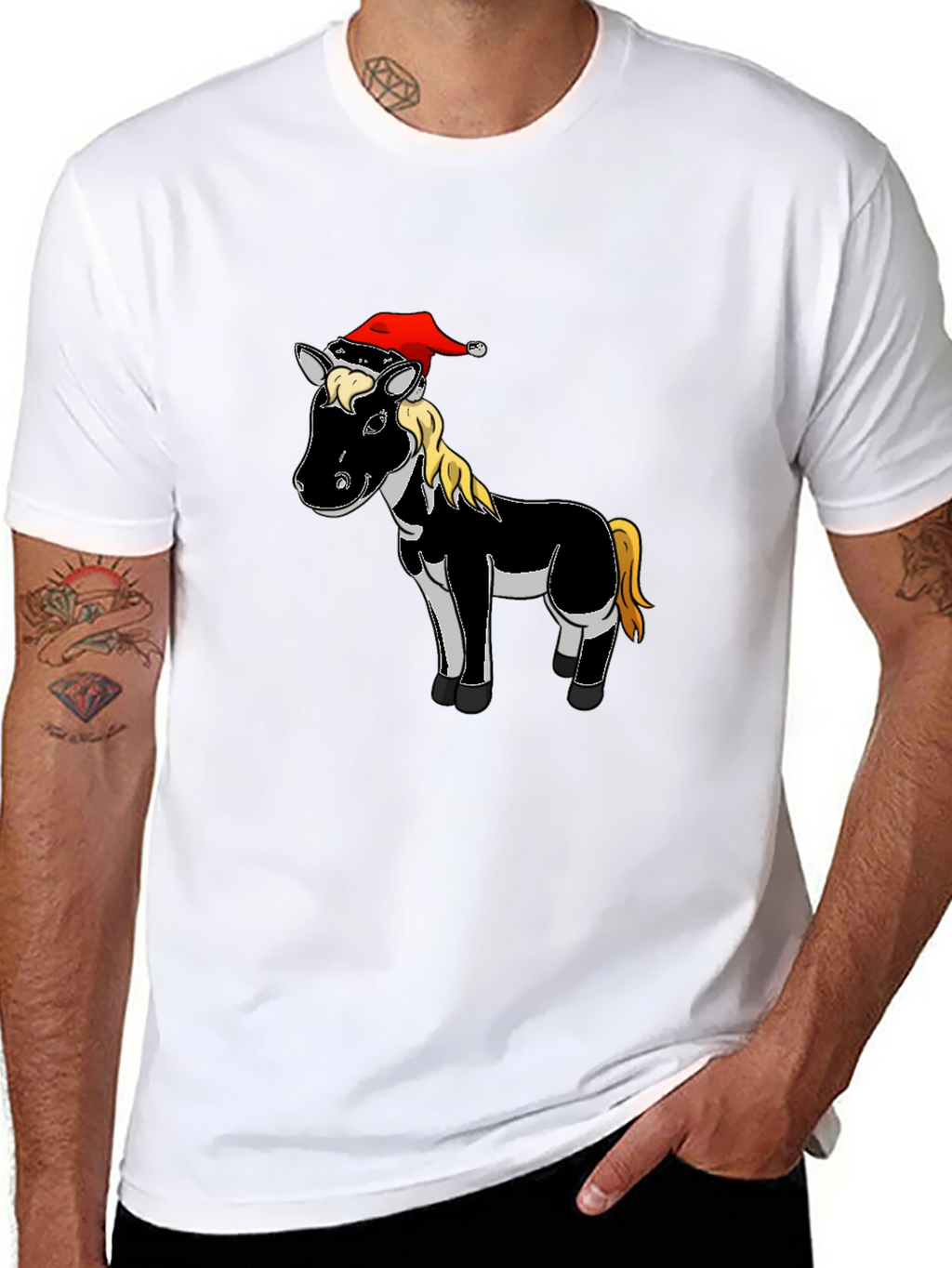 Festive Horse Graphic Tee