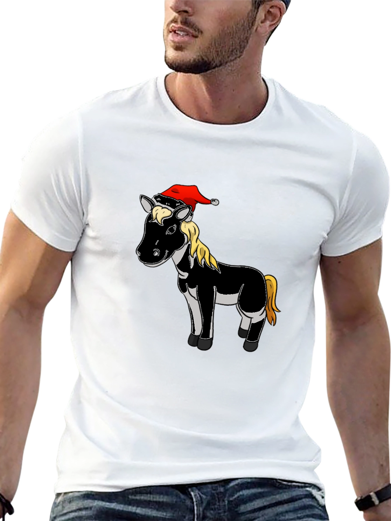 Festive Horse Graphic Tee