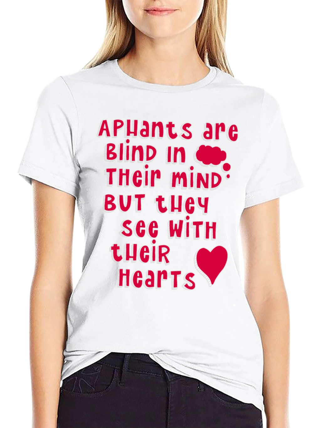 Apuants See with Their Hearts Black Tee