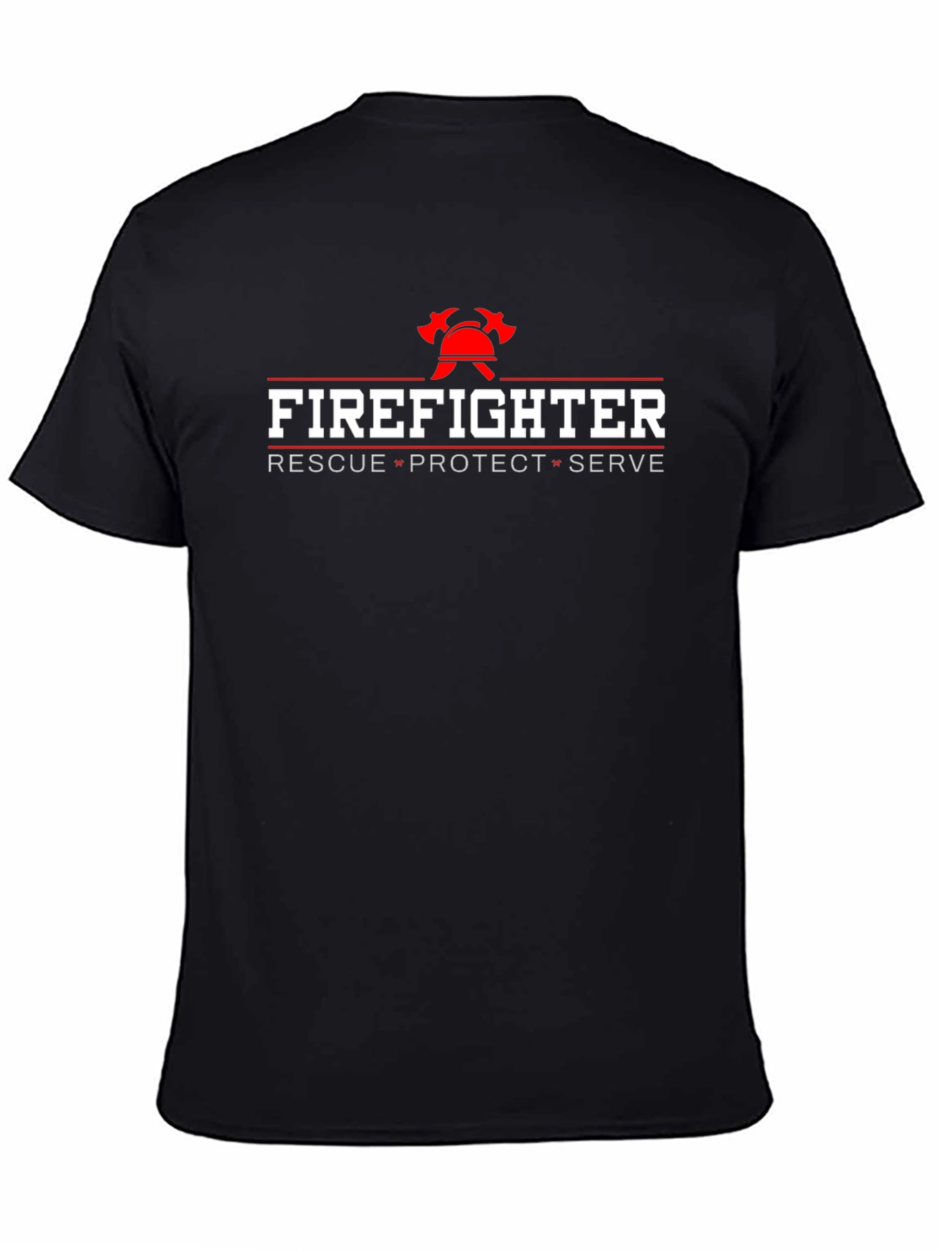 Firefighter Rescue Protect Serve T-Shirt