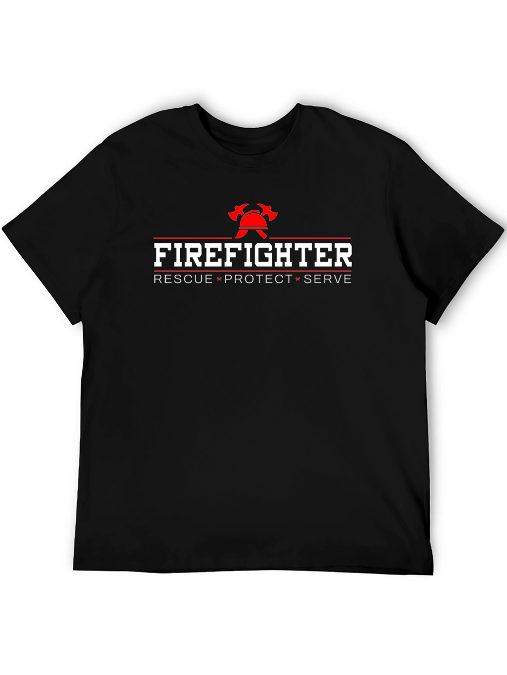 Firefighter Rescue Protect Serve T-Shirt