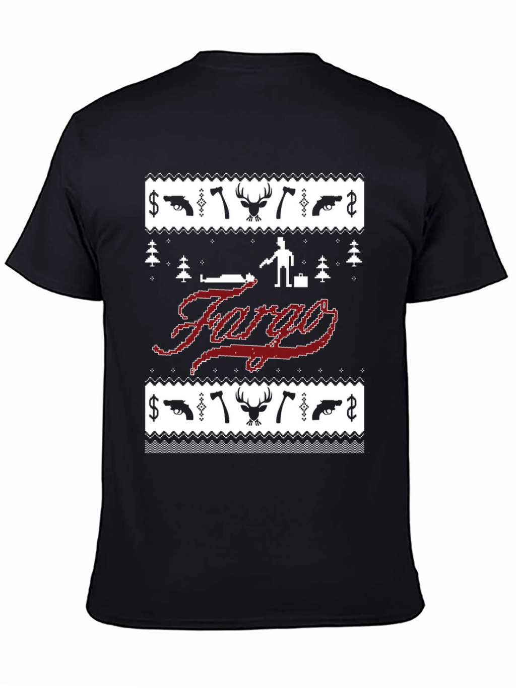 Fargo Christmas Sweater Style Graphic Tee
