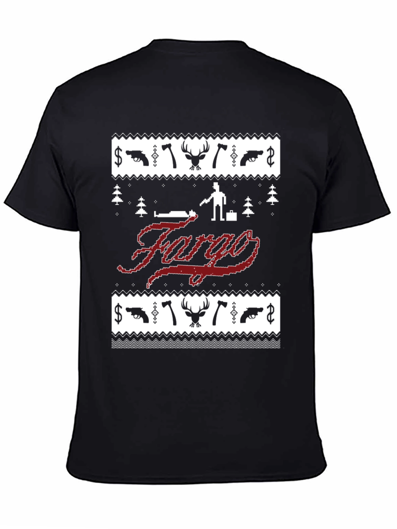 Fargo Christmas Sweater Style Graphic Tee