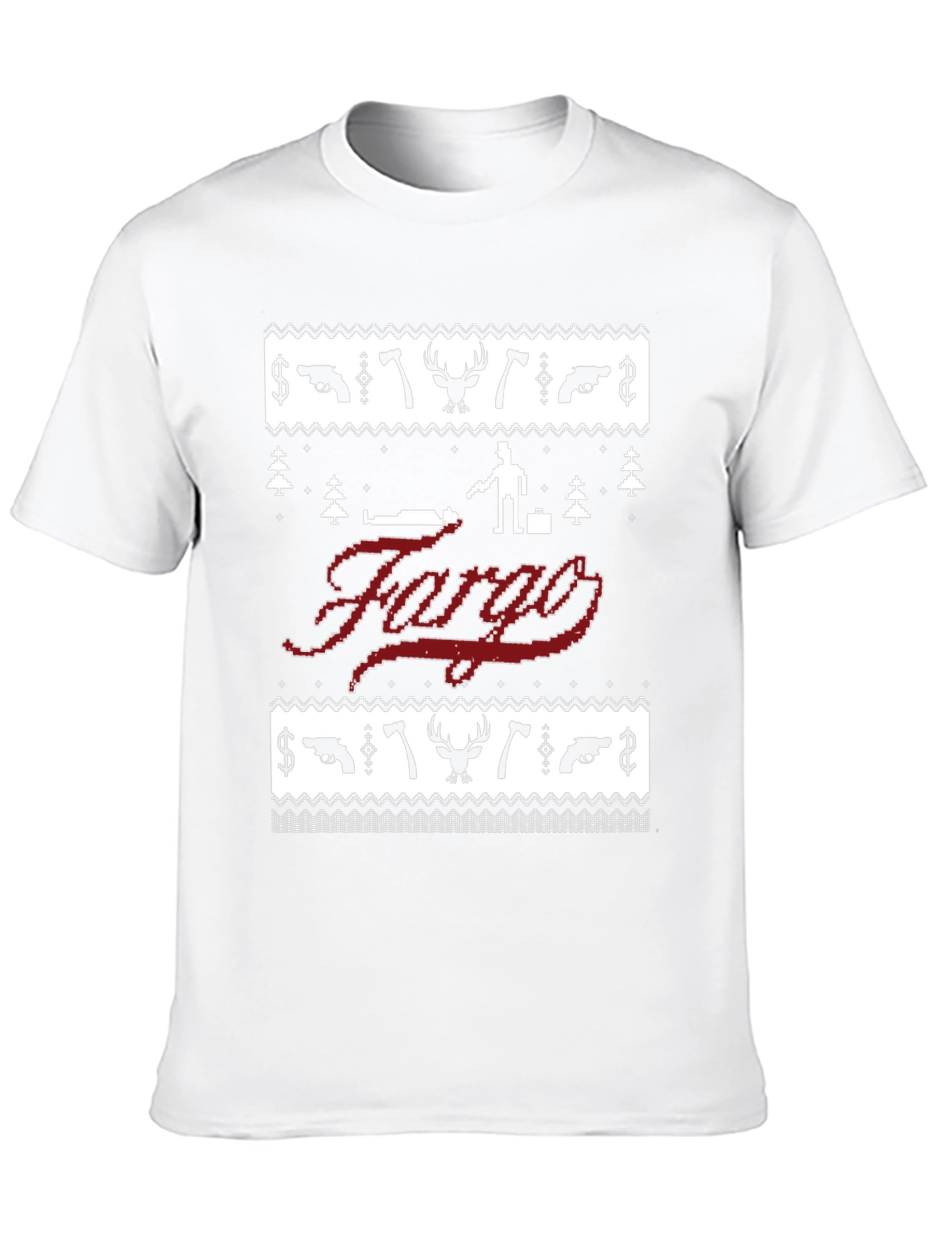 Fargo Christmas Sweater Style Graphic Tee