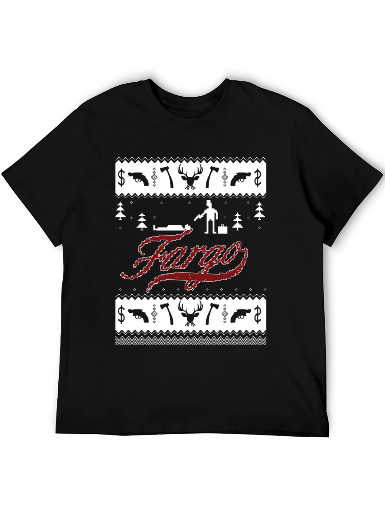 Fargo Christmas Sweater Style Graphic Tee