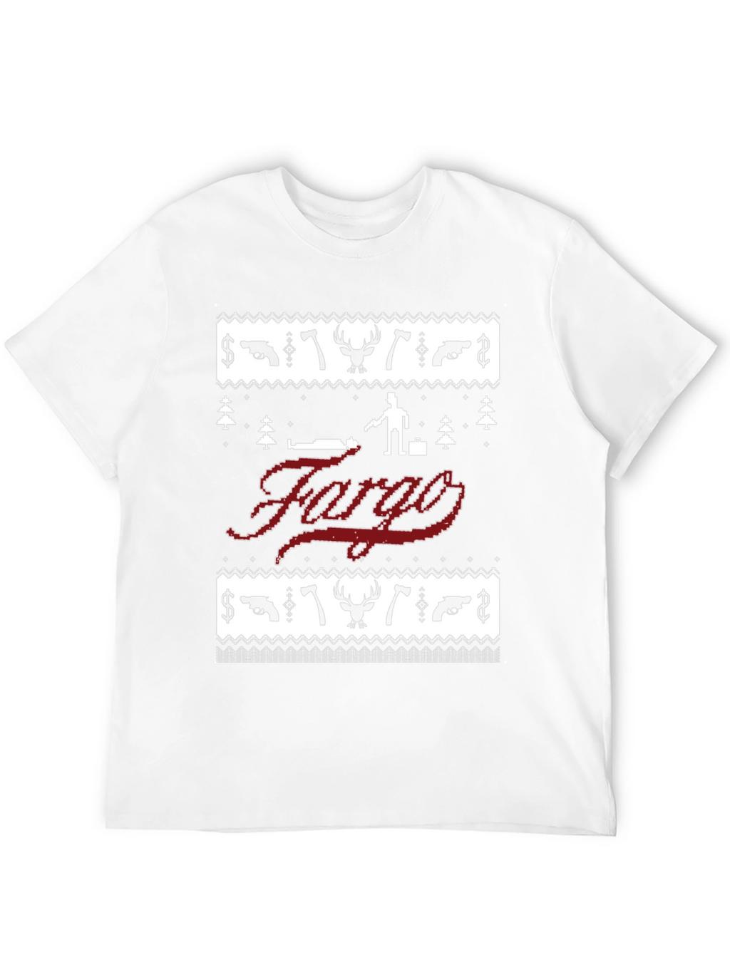 Fargo Christmas Sweater Style Graphic Tee